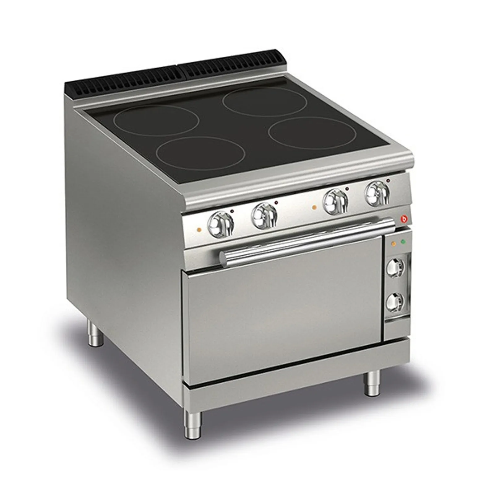 Baron Q70PCF/VCE800 - 4 Burner Electric Cook Top With Ceramic Glass And Electric Oven
