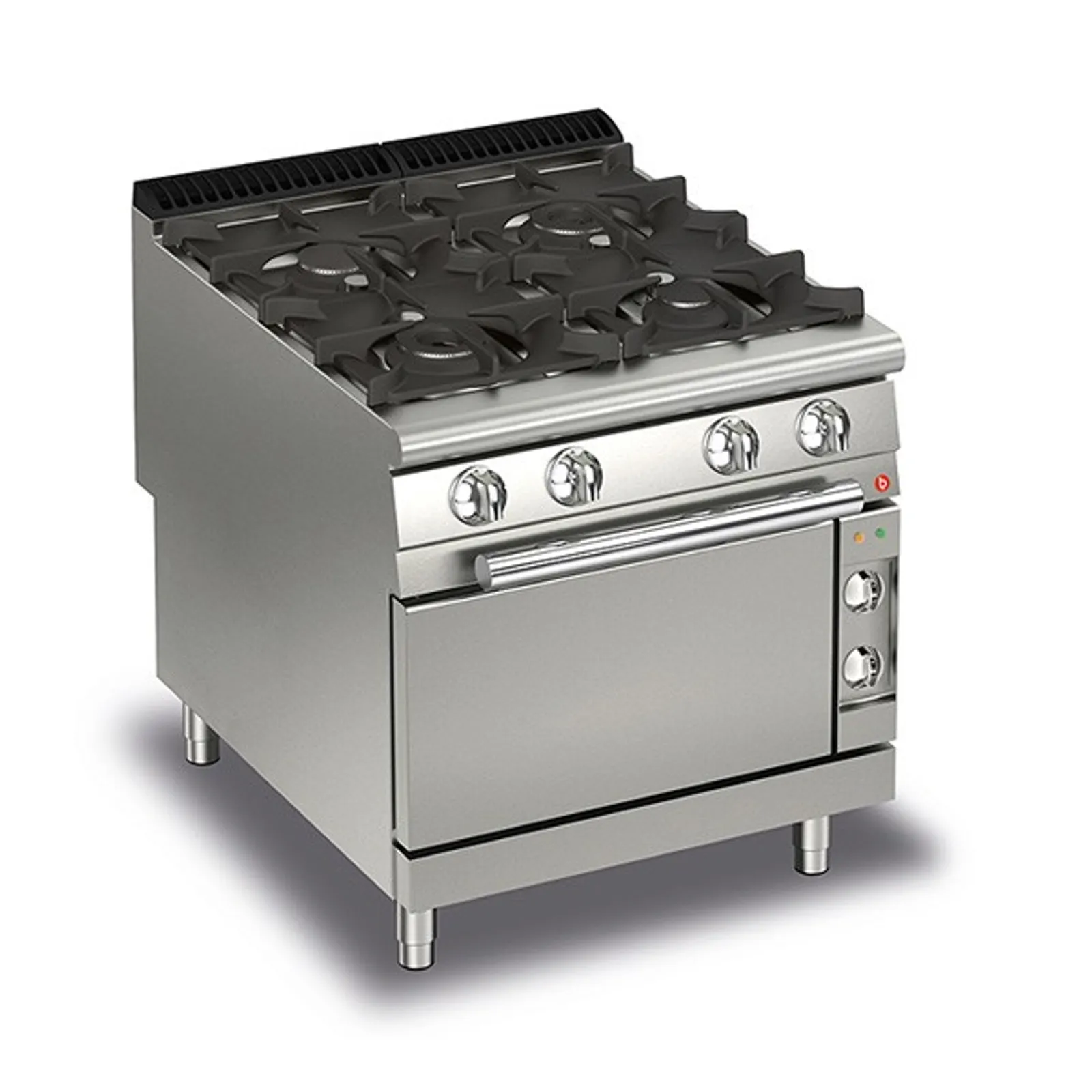 Baron Q90PCF/GE8005 - 4 Burner Gas Cook Top with Electric Oven