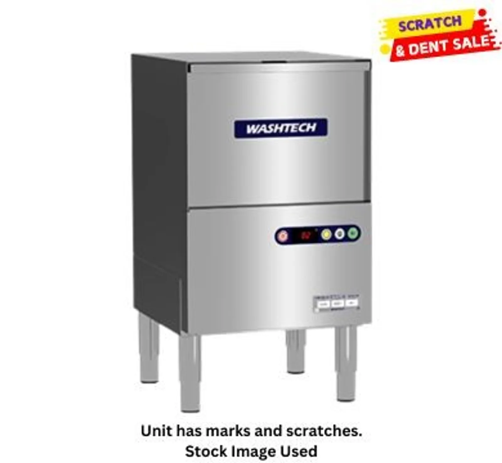 Washtech GE - Economy Compact Glasswasher - 365mm Rack - Clearance (4)