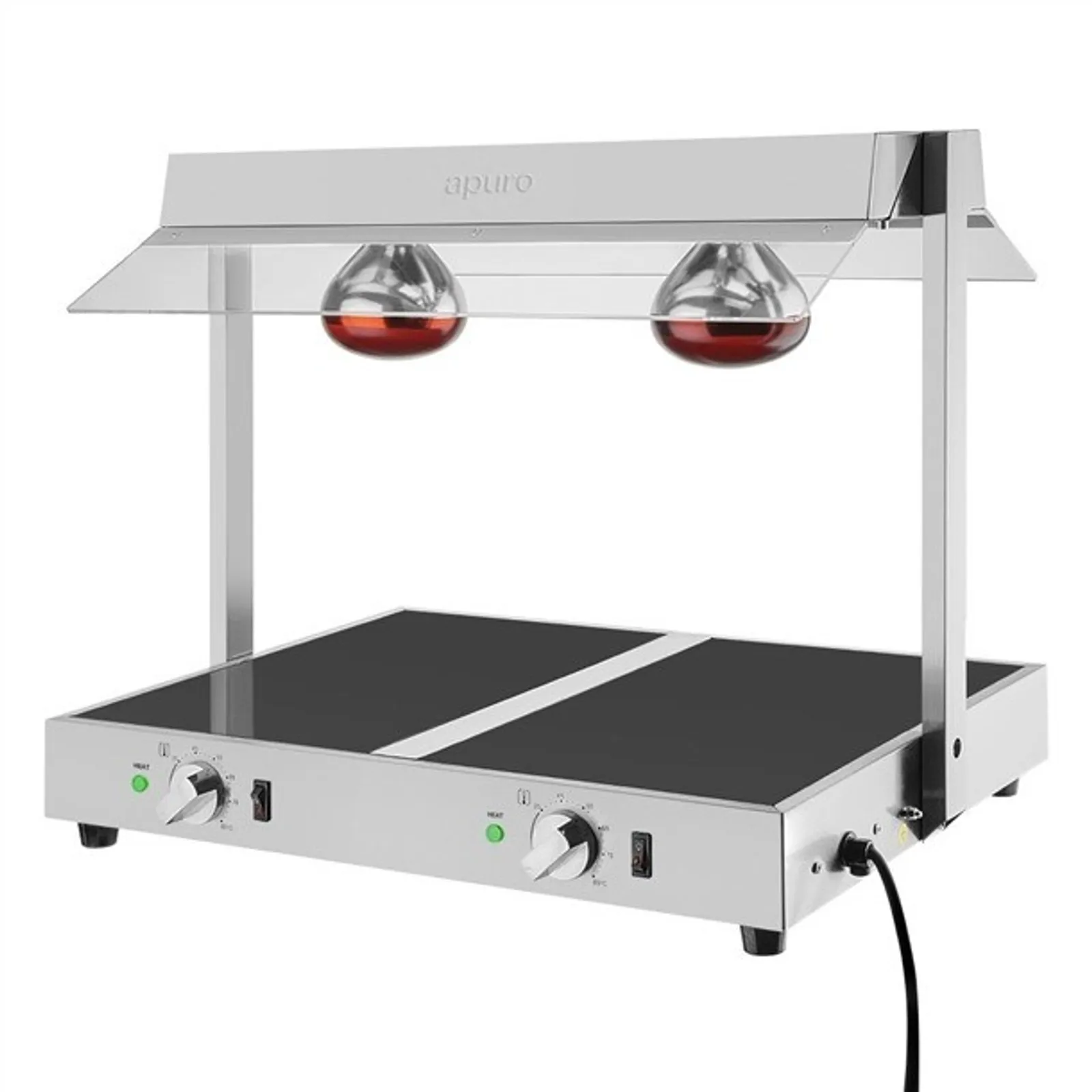 Apuro HT760-A - Food Warmer with Gantry 2x GN 1/1