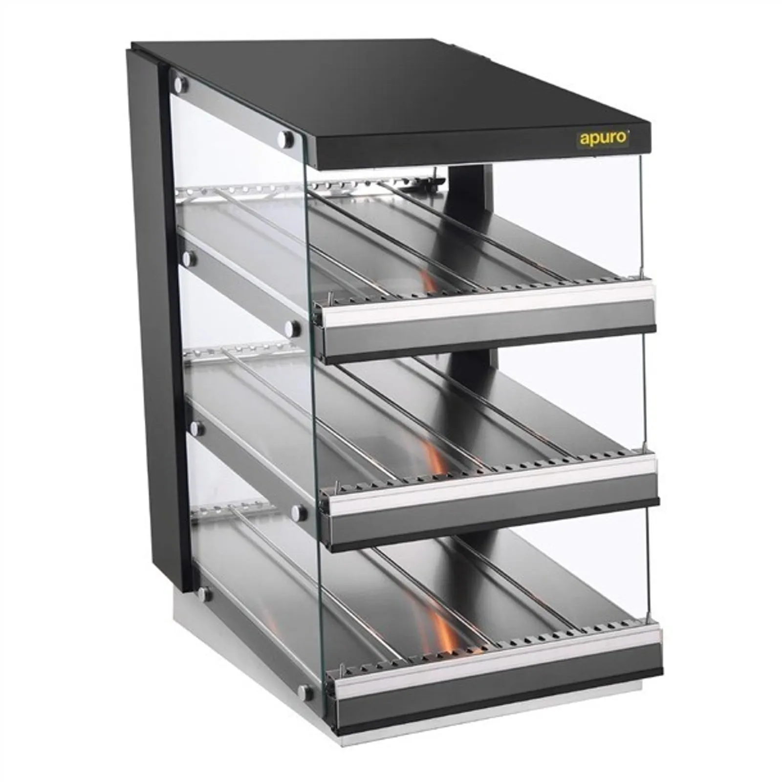 Apuro HW926-A - Sloped Chute Food Warmer 3 Shelf