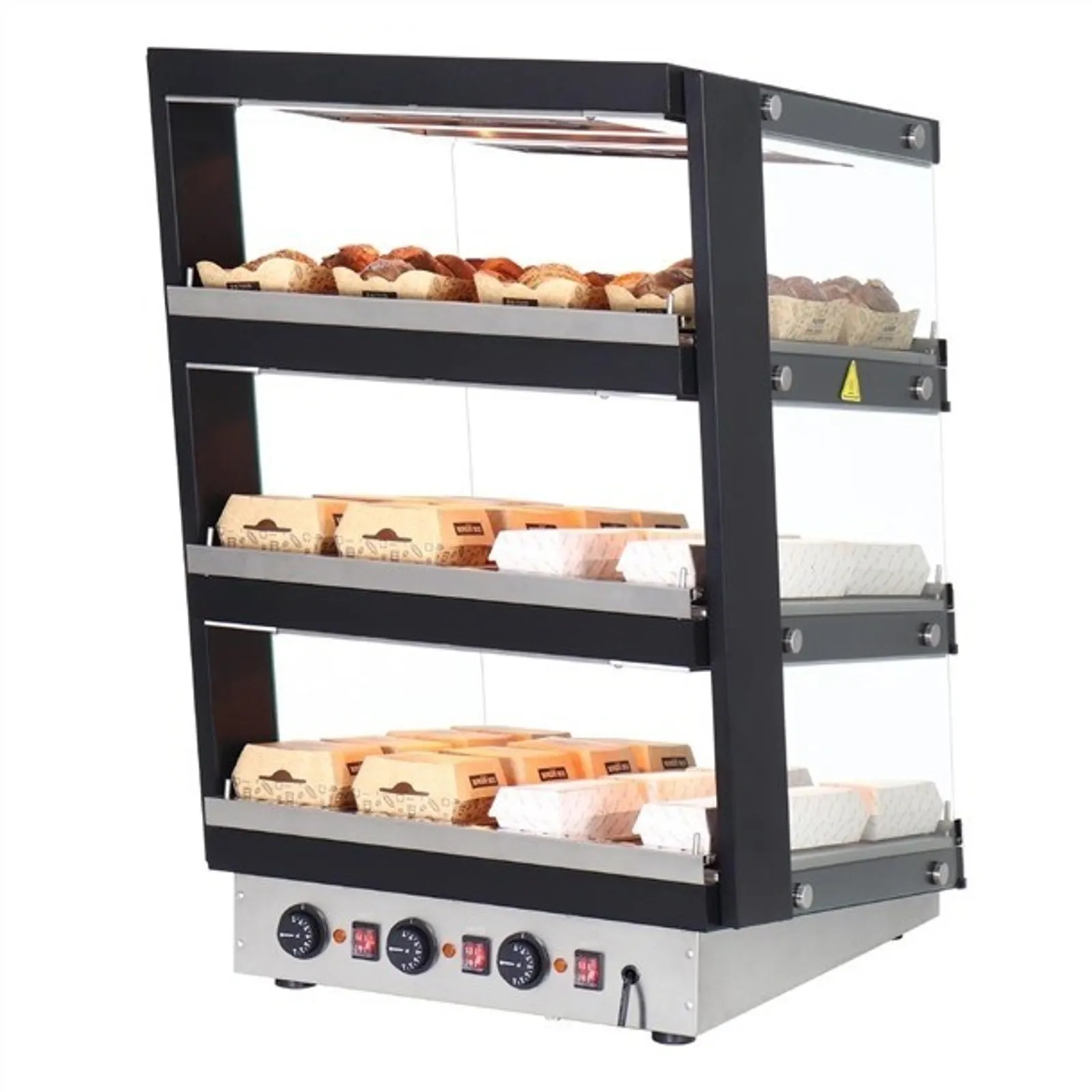 Apuro HW926-A - Sloped Chute Food Warmer 3 Shelf
