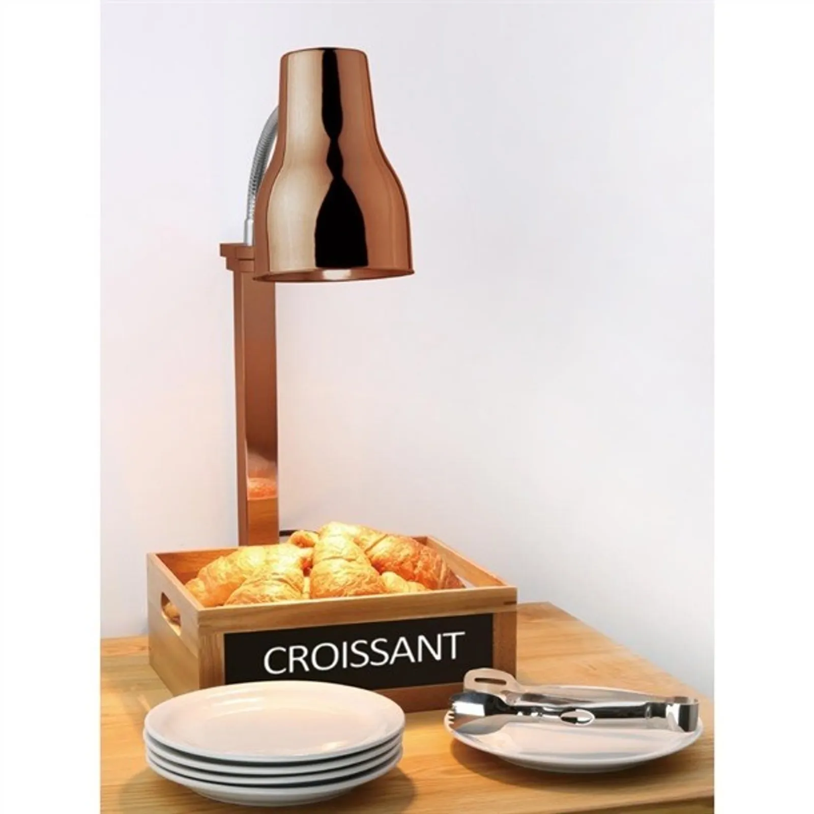 Apuro JA867-A - Heat Lamp Carving Station Copper 250W