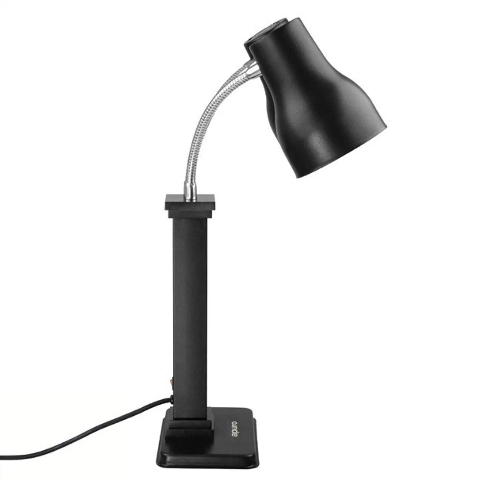 Apuro JA868-A - Double Heat Lamp Carving Station Matt Black 2x250W