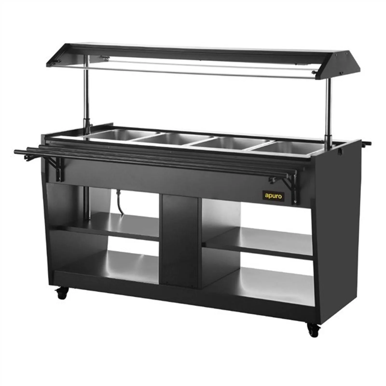 Apuro  JA179-A Heated Buffet Bar Black