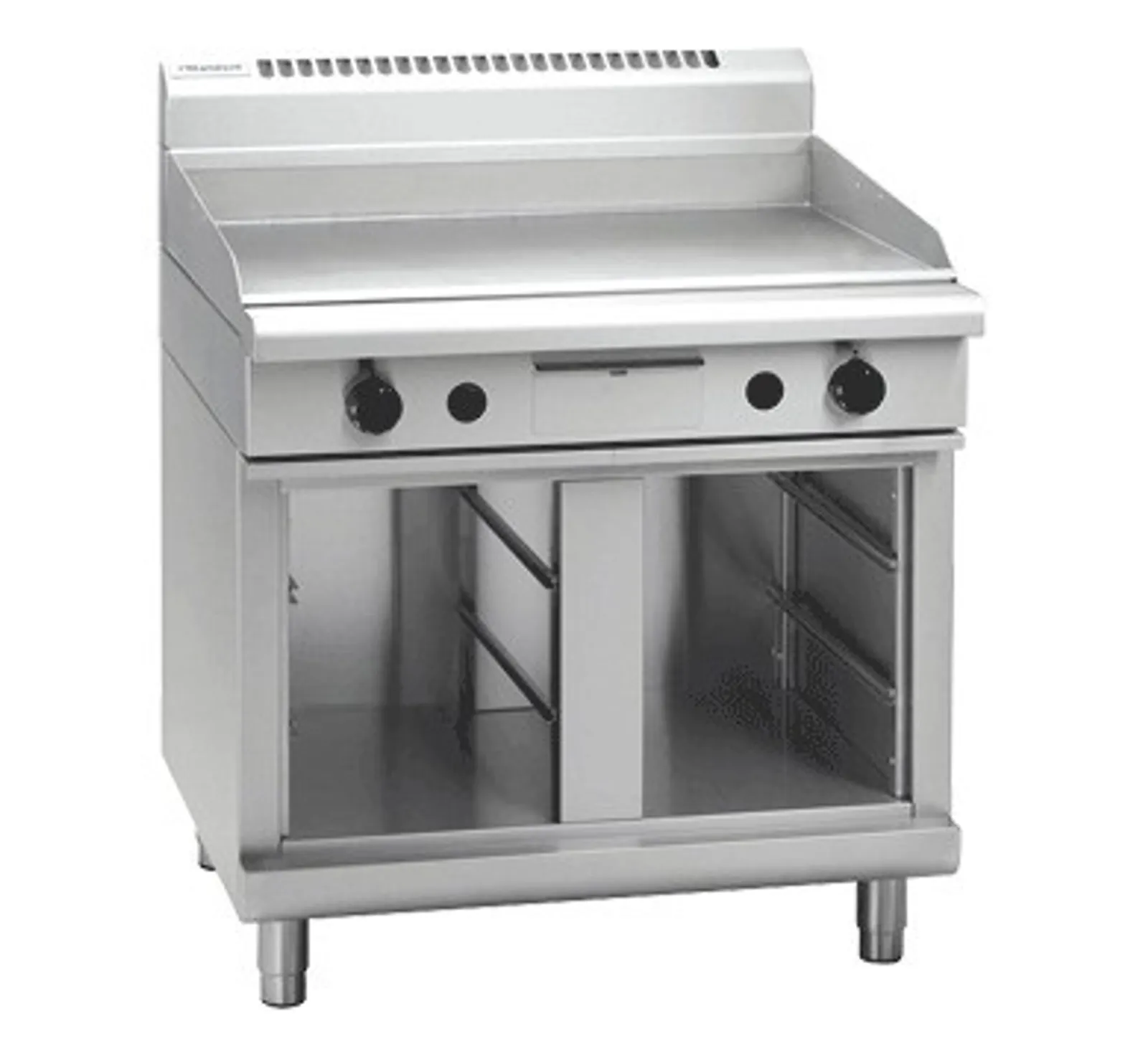 Waldorf 800 Series GPL8900G-CB - 900mm Gas Griddle Low Back Version Cabinet Base