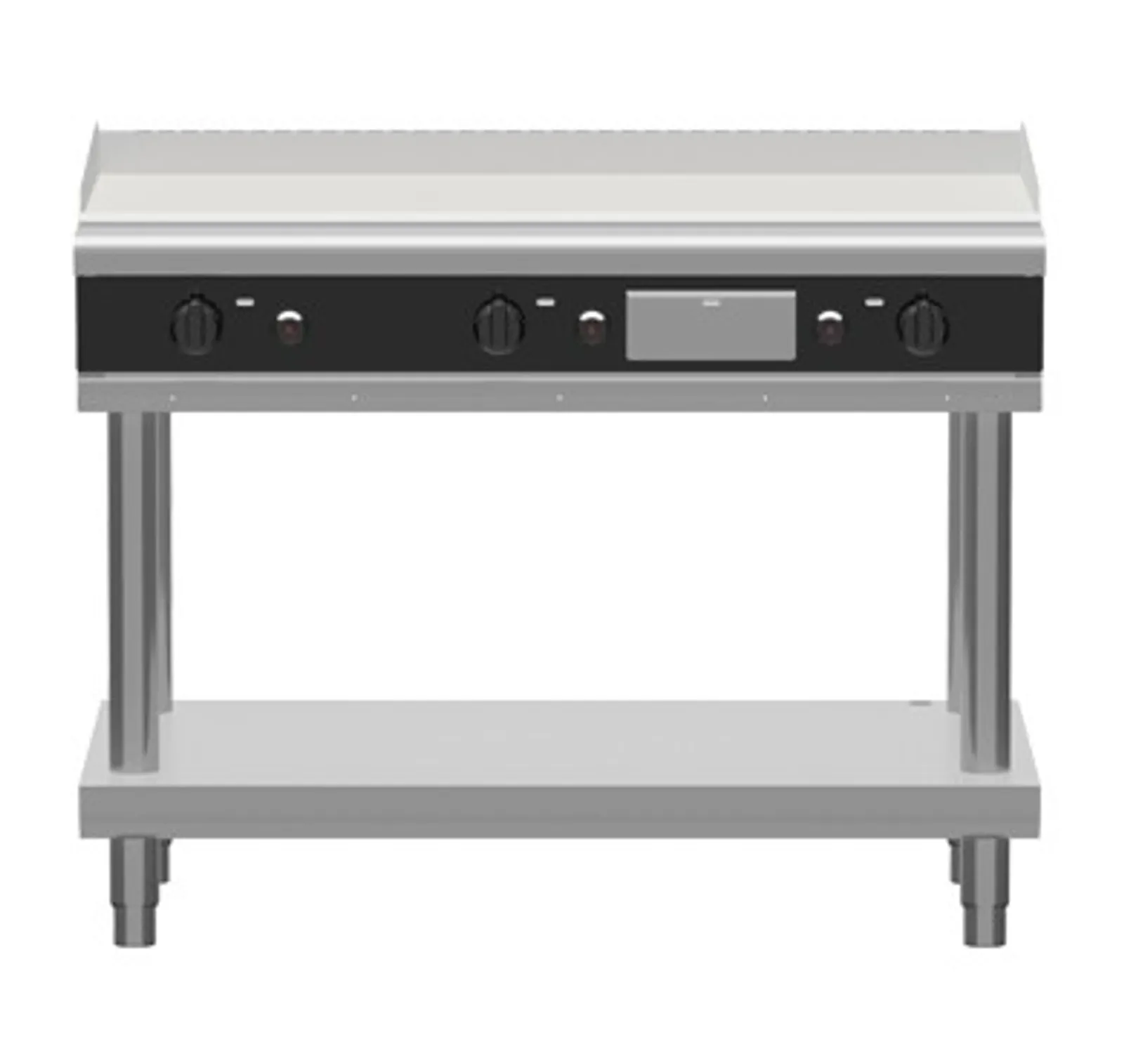Waldorf Bold GPLB8120G-LS - 1200mm Gas Griddle Low Back Version - Leg Stand