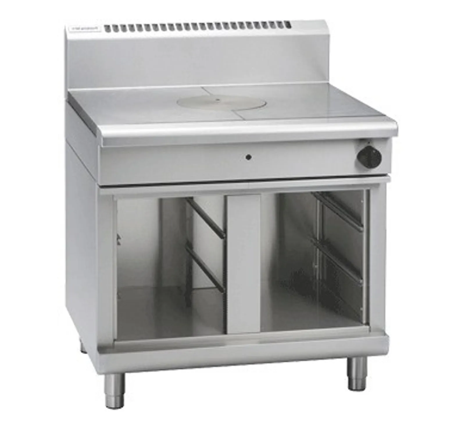 Waldorf 800 Series RNL8100G-CB - 900mm Gas Target Top Low Back Version - Cabinet Base
