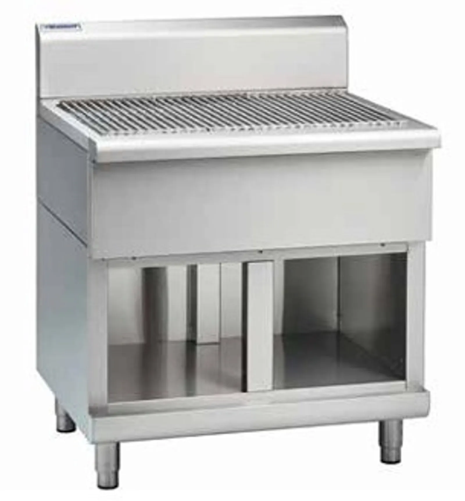 Waldorf 800 Series SF8120-CB - 1200mm Solid Fuel Grill - 215mm Splashback Version - Cabinet Base
