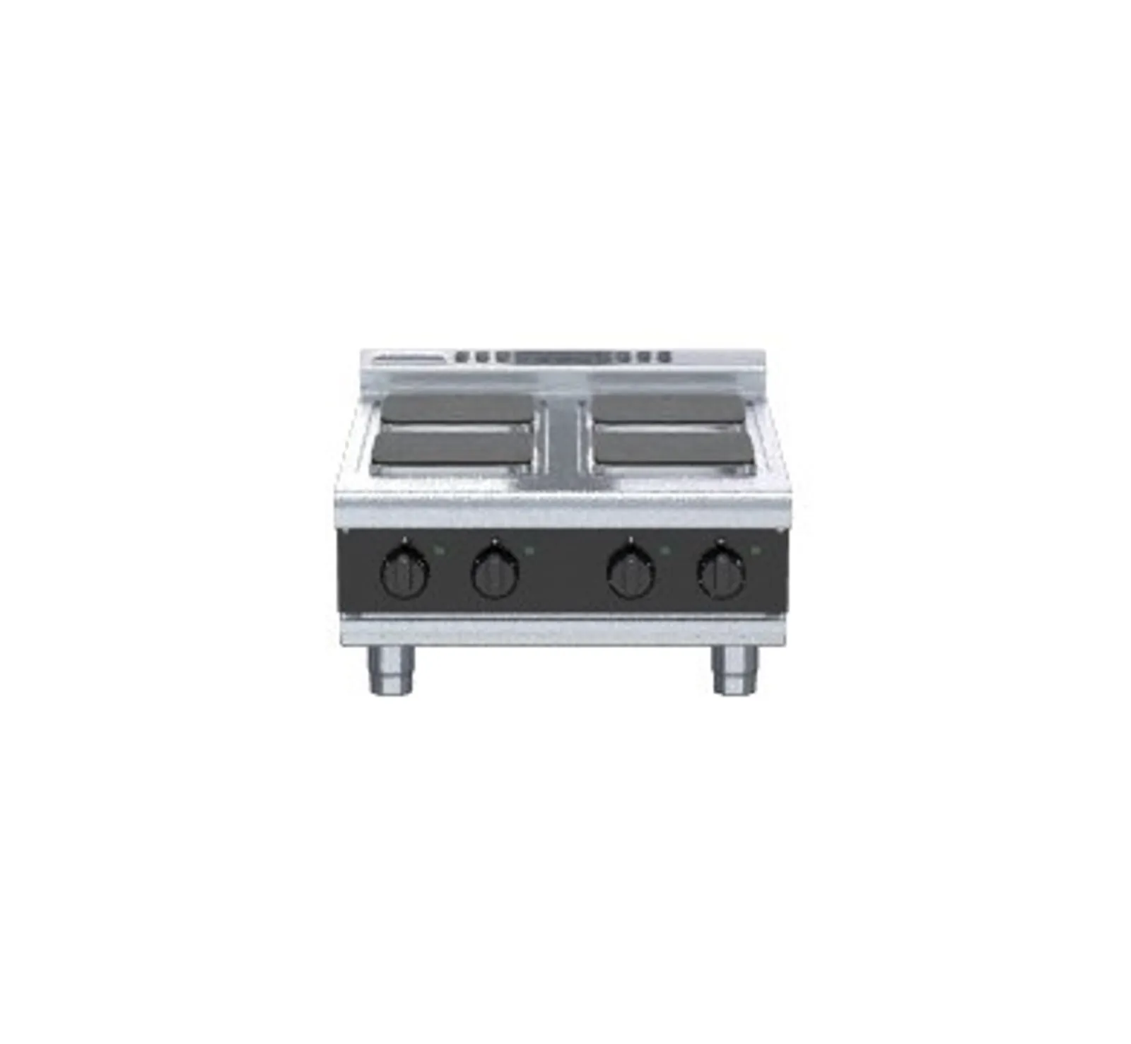 Waldorf Bold RNLB8400SE-B - 600mm Electric Cooktop Sealed Hobs Low Back Version - Bench Model