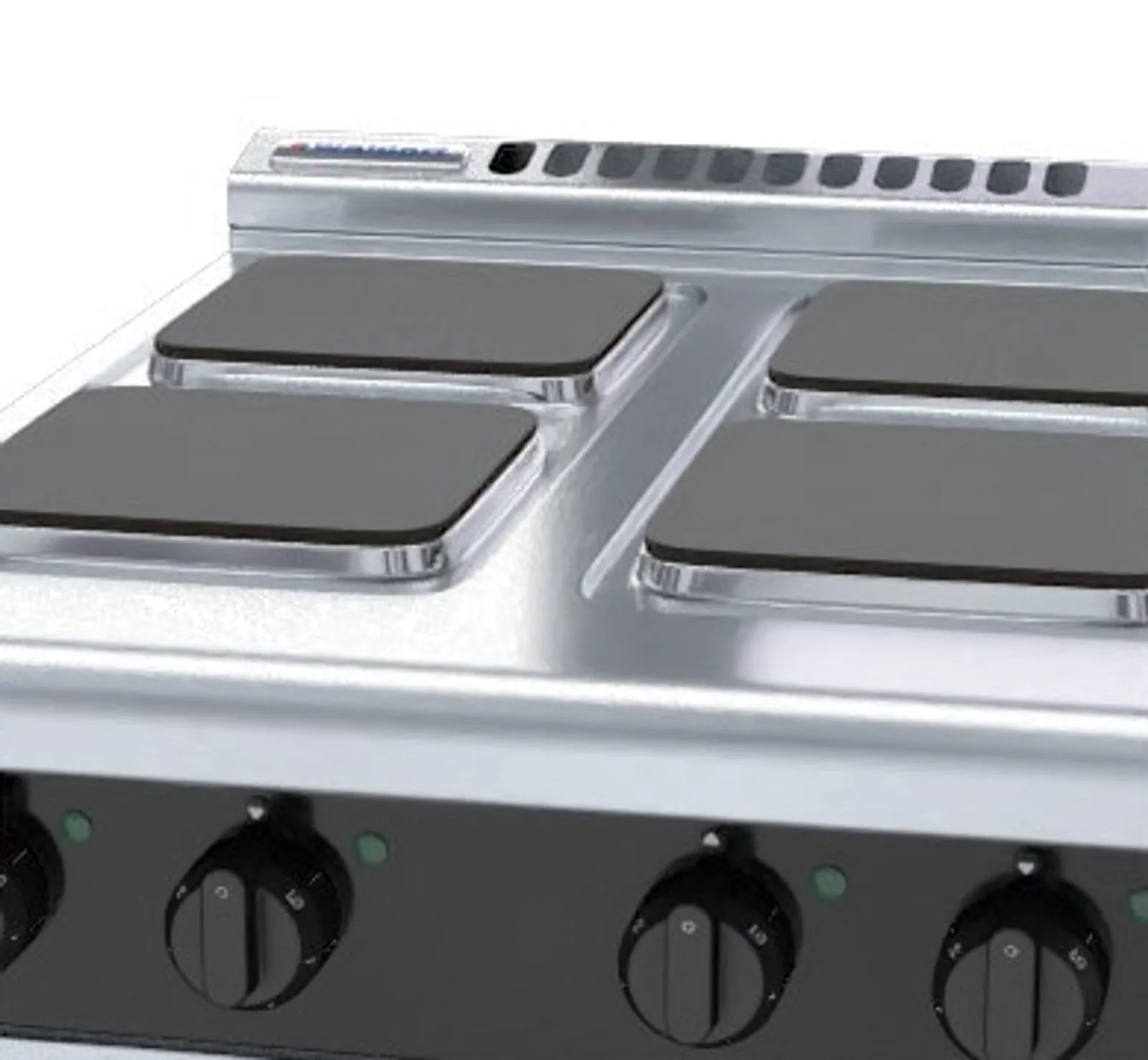 Waldorf Bold RNLB8400SE-LS - 600mm Electric Cooktop Sealed Hobs Low Back Version - Leg Stand