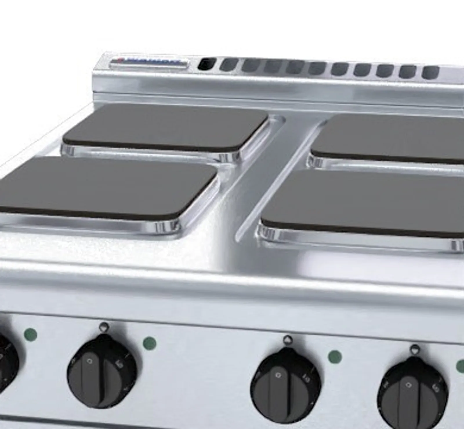 Waldorf 800 Series RNL8400SE-CB - 600mm Electric Cooktop Sealed Hobs Low Back Version - Cabinet Base