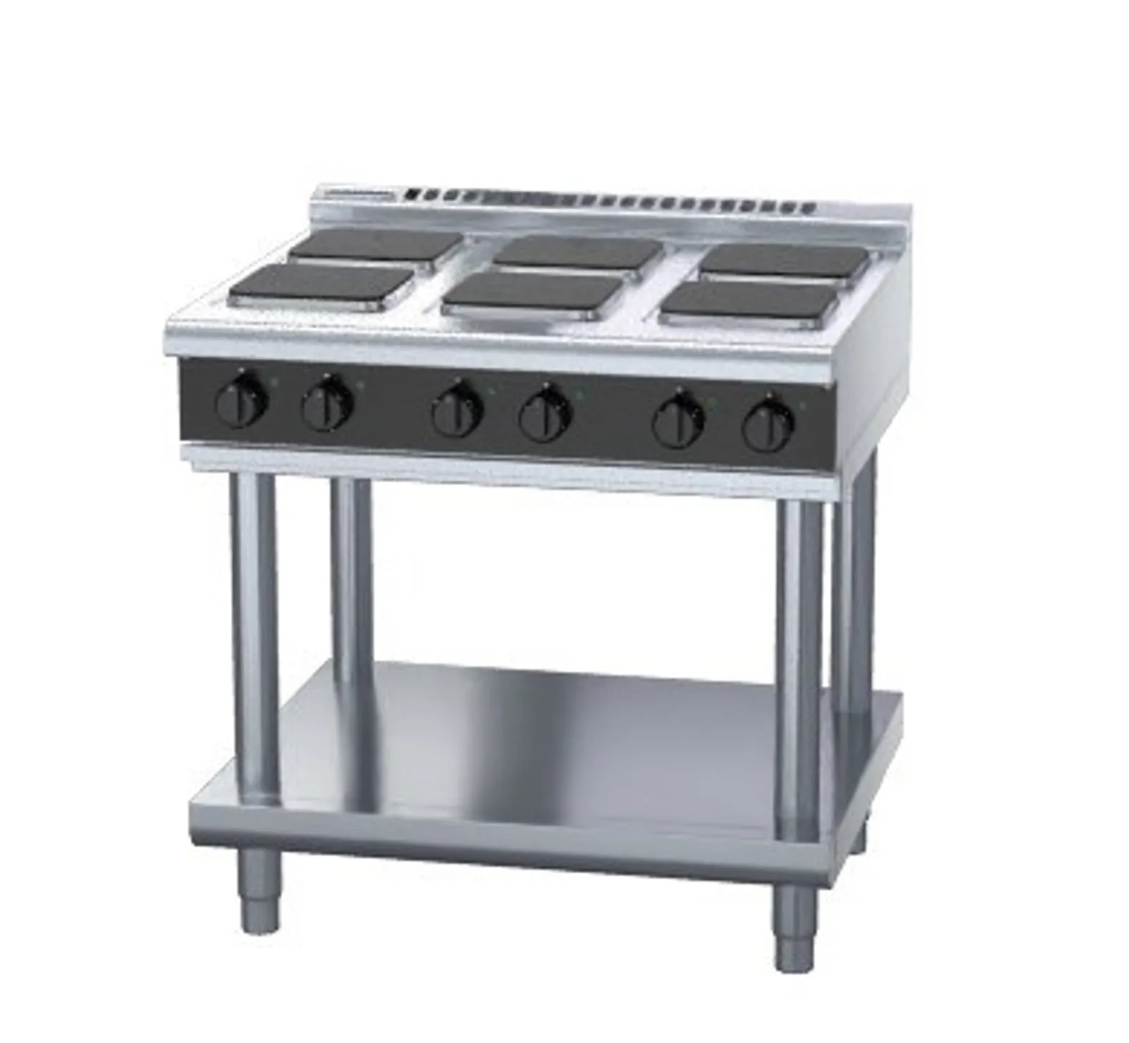 Waldorf Bold RNLB8600SE-LS - 900mm Electric Cooktop Sealed Hobs Low Back Version - Leg Stand