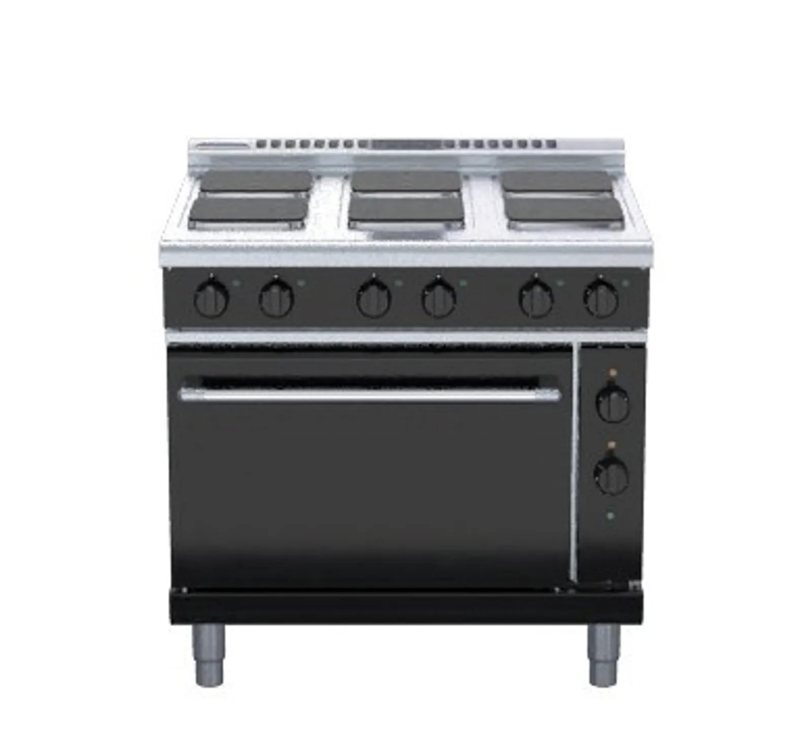 Waldorf Bold RNLB8610SE - 600mm Electric Sealed Hobs Range Static Oven Low Back Version