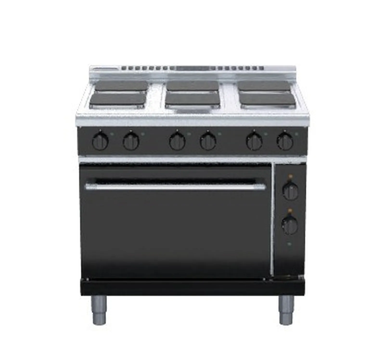 Waldorf Bold RNLB8610SEC - 900mm Electric Sealed Hobs Range Convection Oven Low Back Version