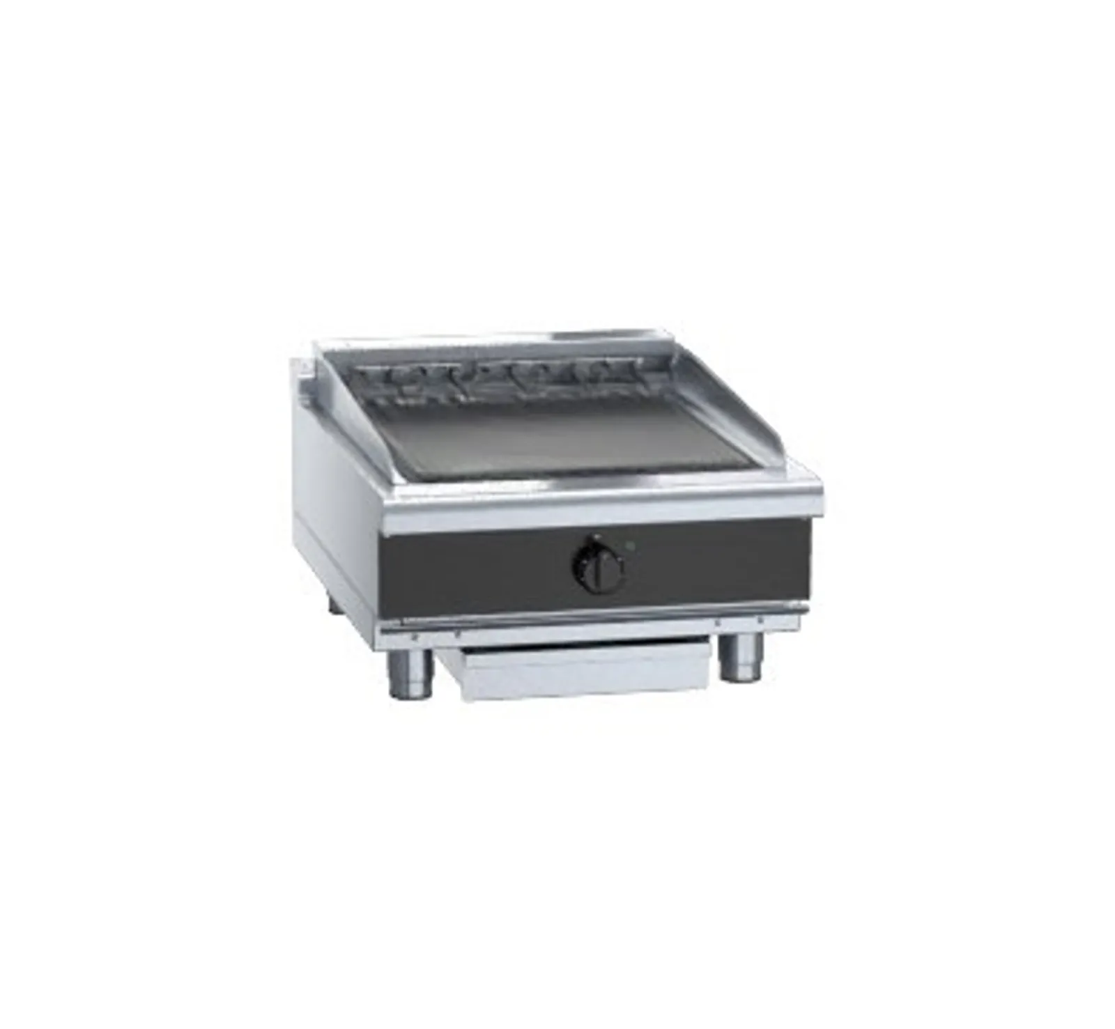 Waldorf Bold CHLB8600ED-B - 600mm Electric Chargrill Low Back Version - Bench Model