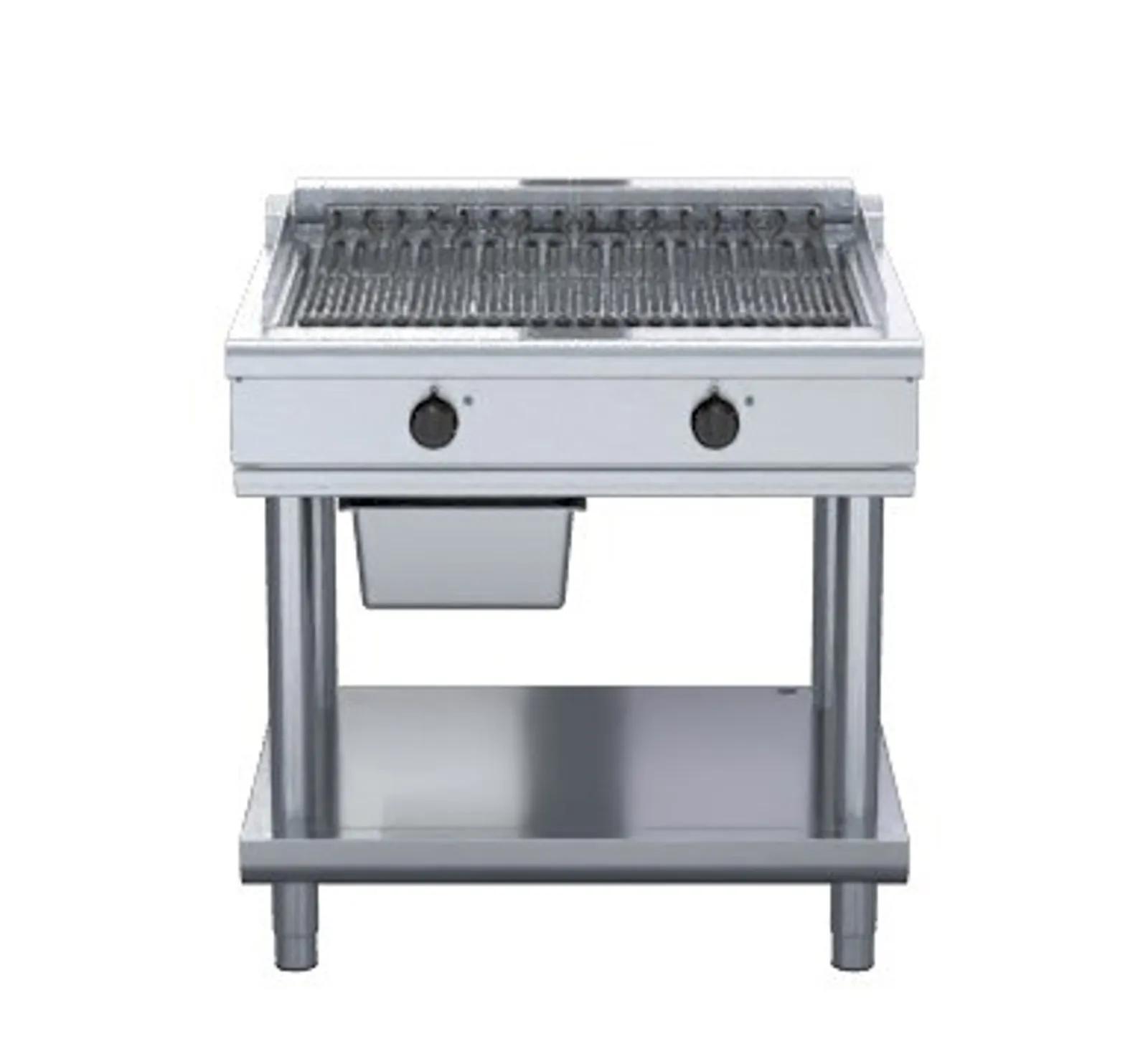 Waldorf 800 Series CHL8900ED-LS - 900mm Electric Chargrill Low Back Version - Leg Stand