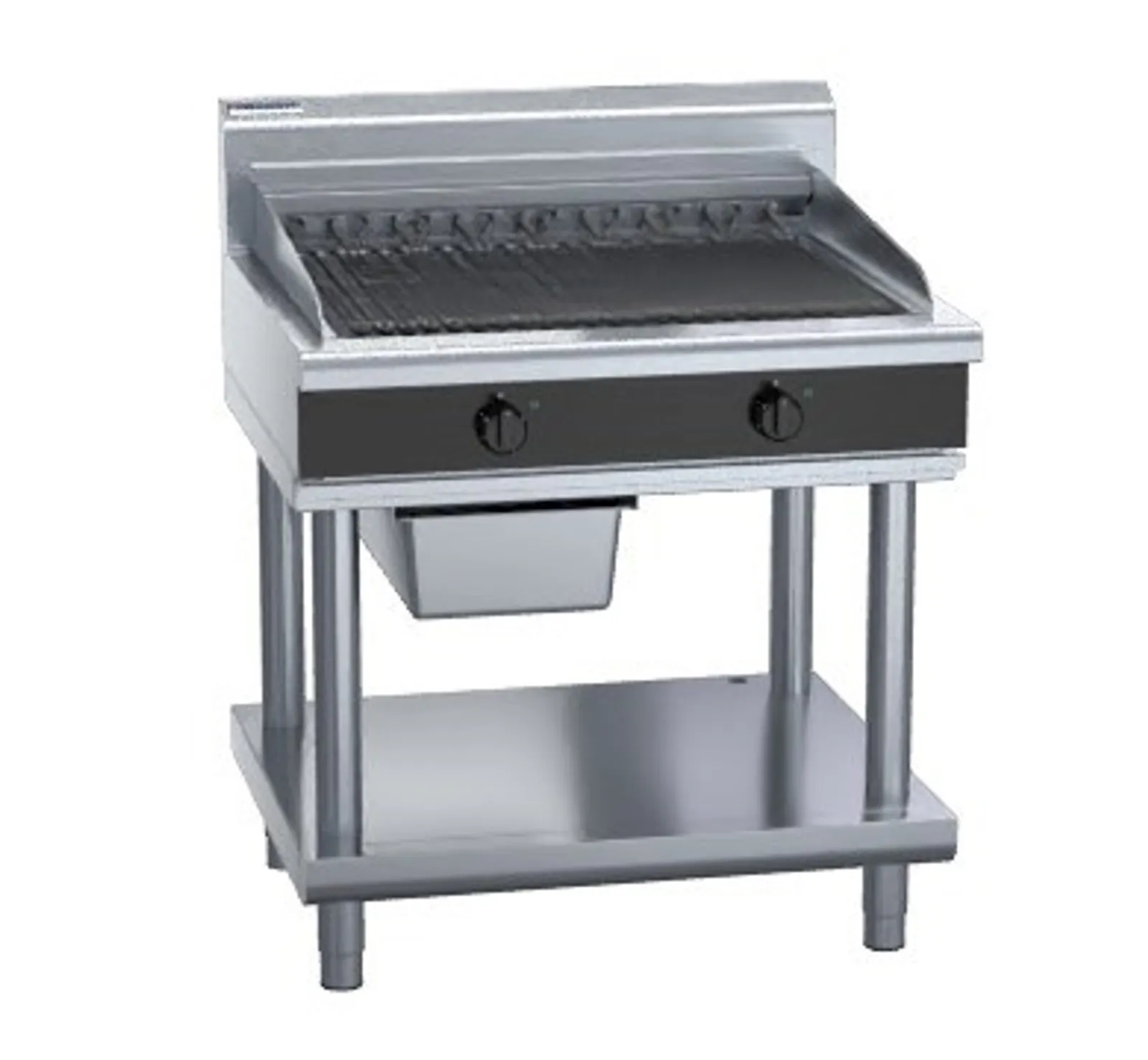 Waldorf Bold CHB8900ED-LS - 900mm Electric Chargrill - Leg Stand