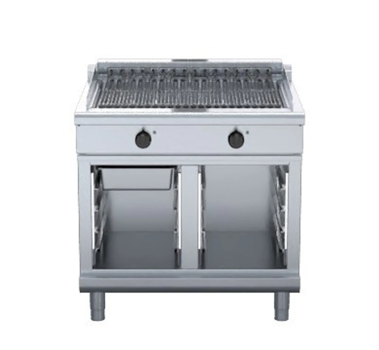 Waldorf 800 Series CHL8900ED-CB - 900mm Electric Chargrill Low Back Version - Cabinet Base