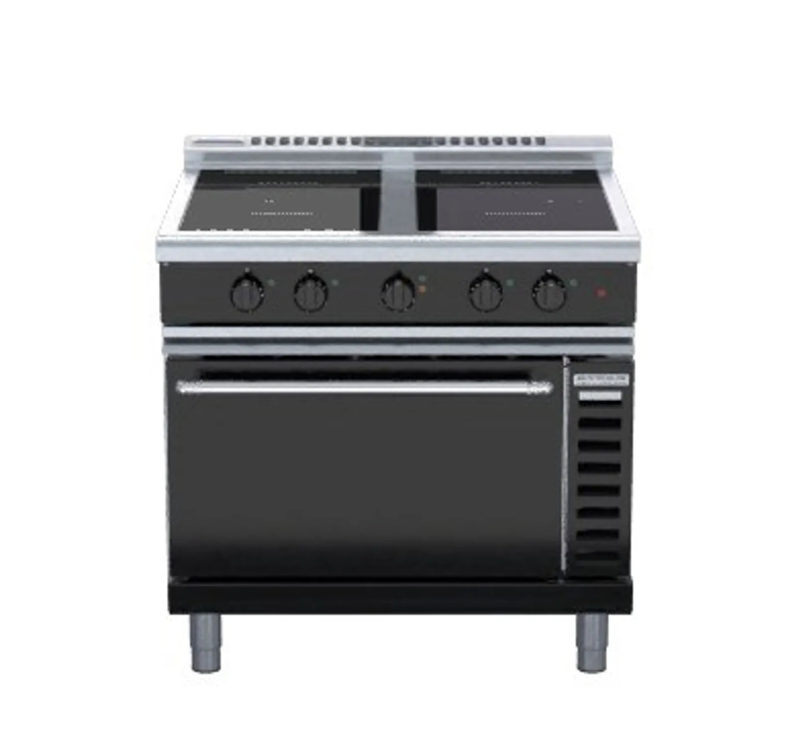 Waldorf Bold INLB8410ECR3 - 900mm Induction Range Convection Oven Low Back Version