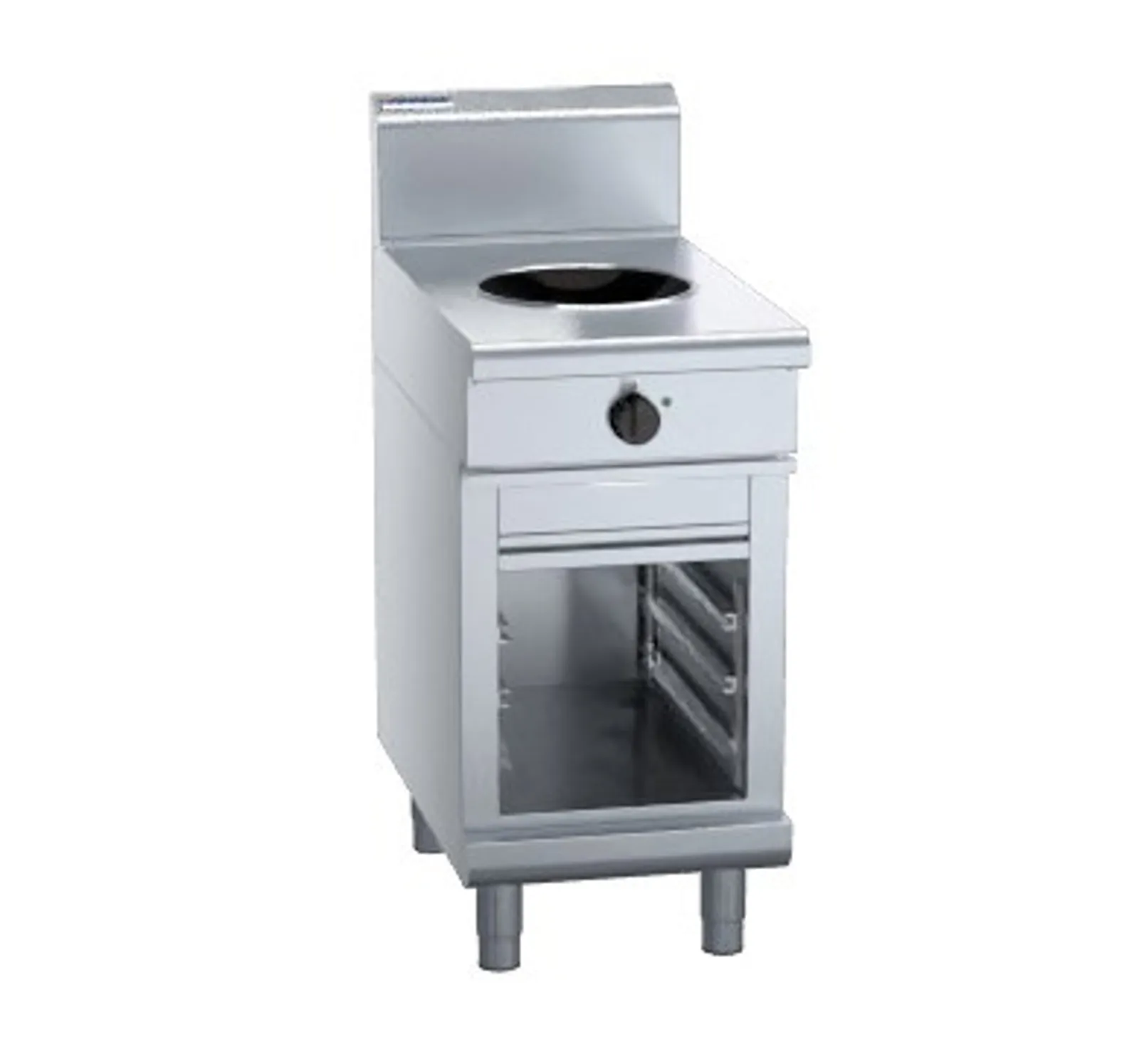 Waldorf 800 Series INL8100W3-CB - 450mm Induction Wok Low Back Version - Cabinet Base