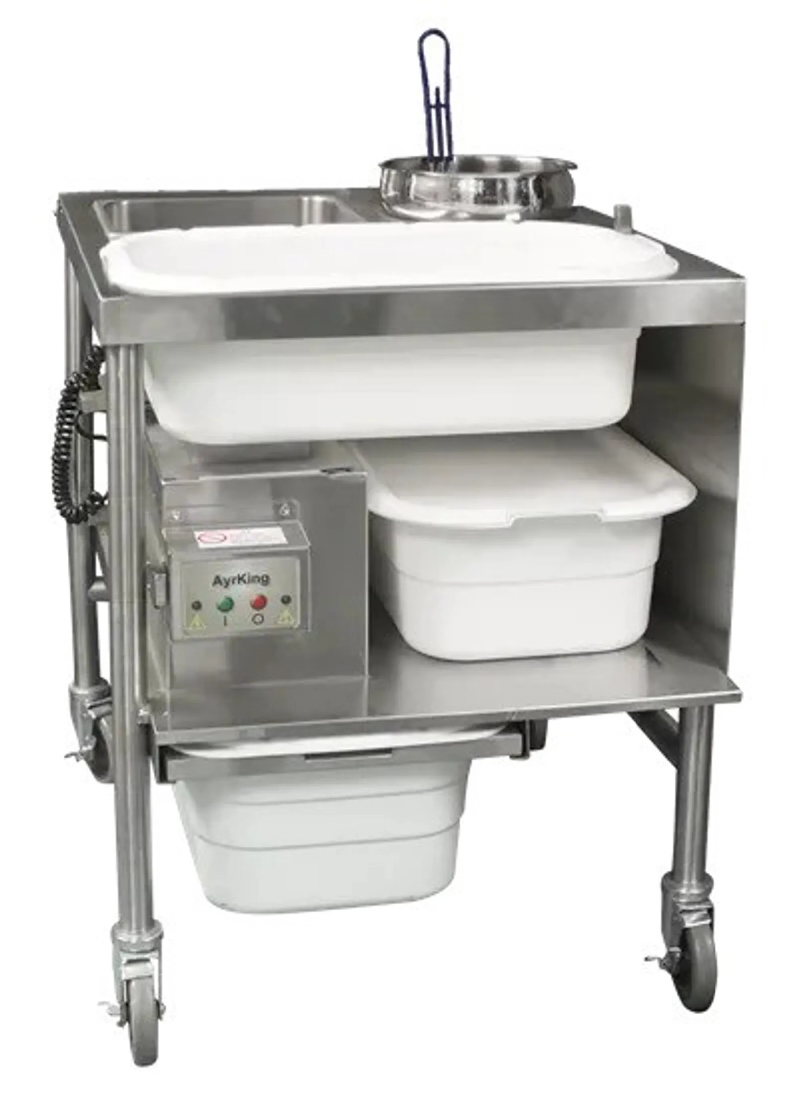 Ayrking BBS-U-L2934-BPC - Manual Breading Workstation with Integrated Automatic Blender/Sifter Machine 29L