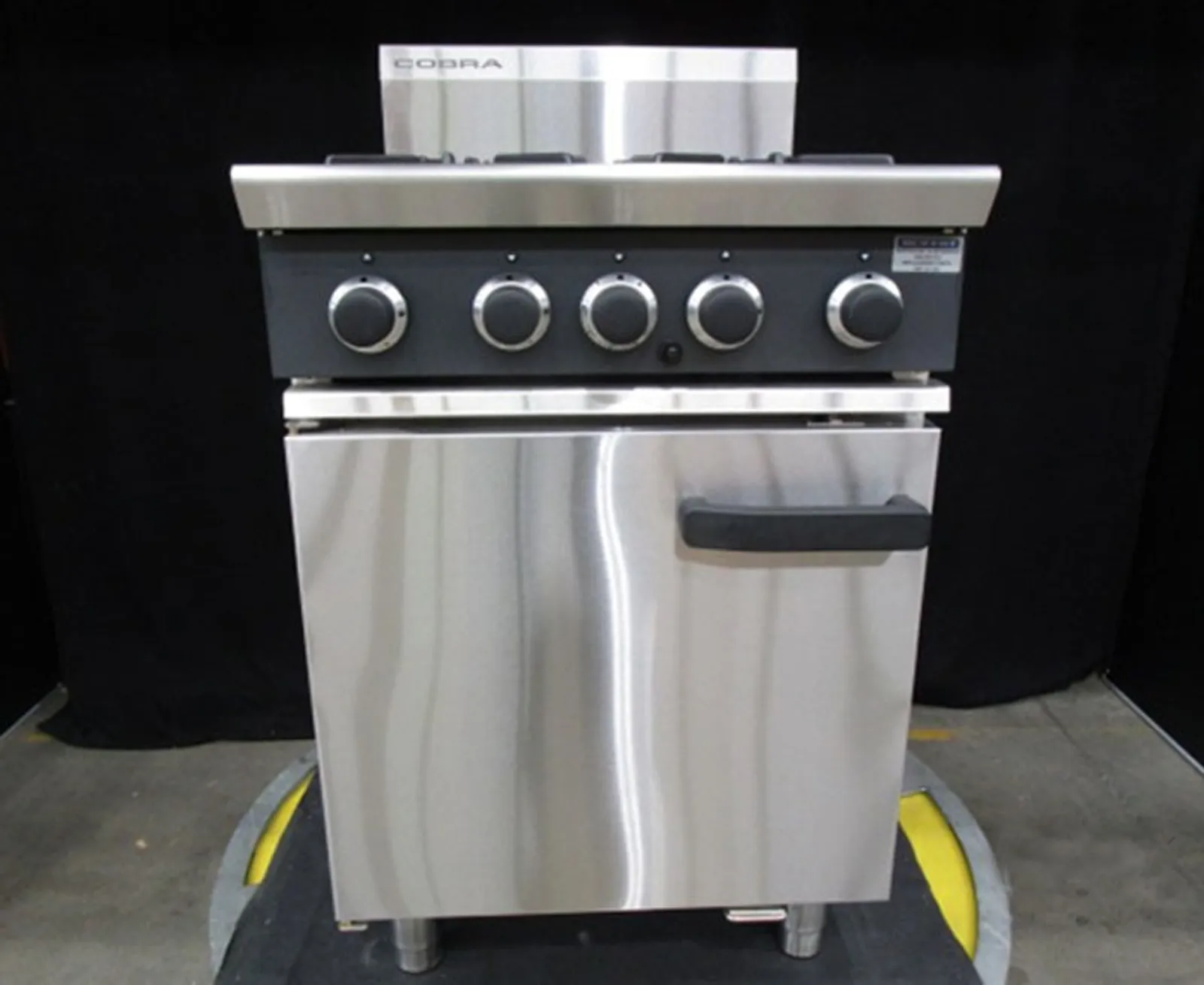Cobra CR6D - 600mm Four Burner Gas Range Static Oven - Clearance