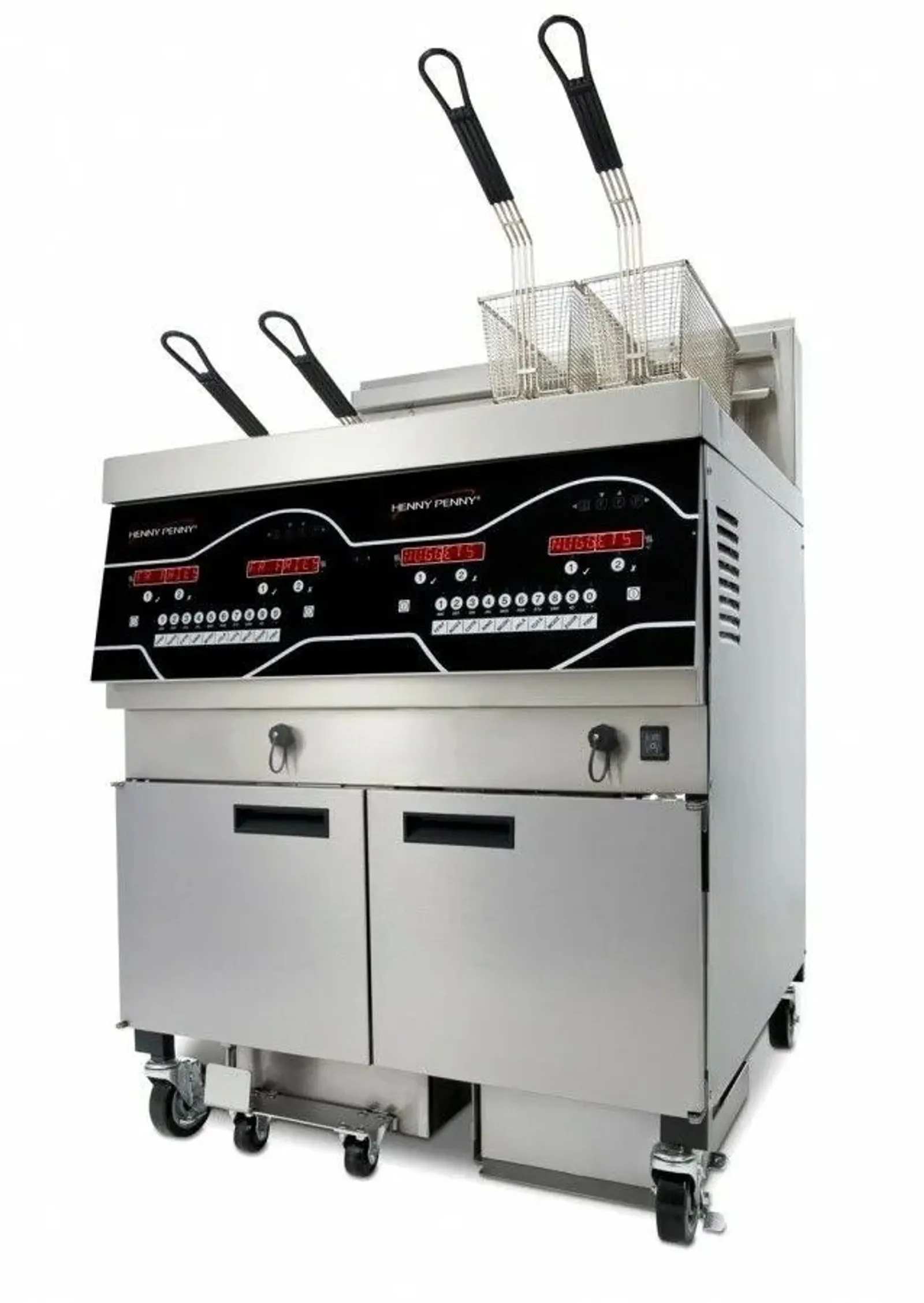 Henny Penny EEG242FF 264875 - Evolution Elite Gas Double Well Open Fryer - 240V