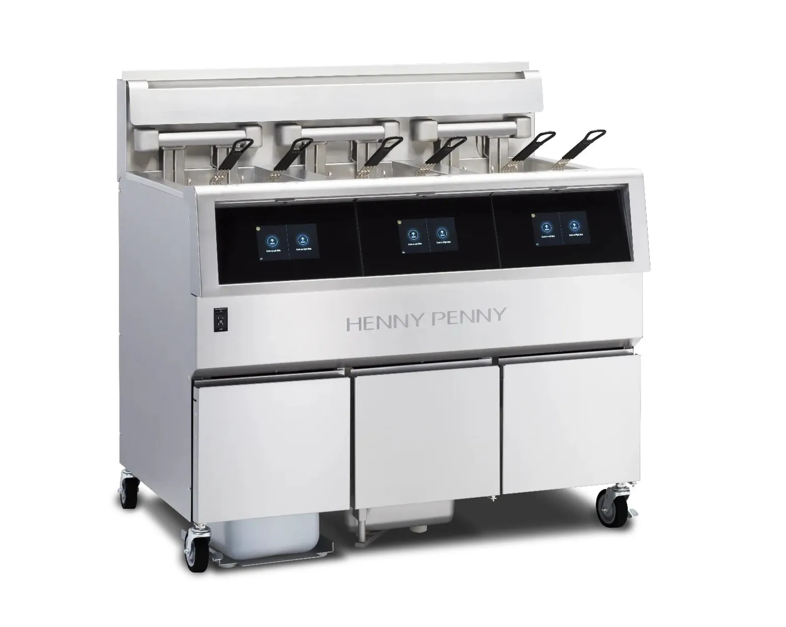 Henny Penny OFE513 320638 - Low Oil Volume Electric Three Well Open Fryer