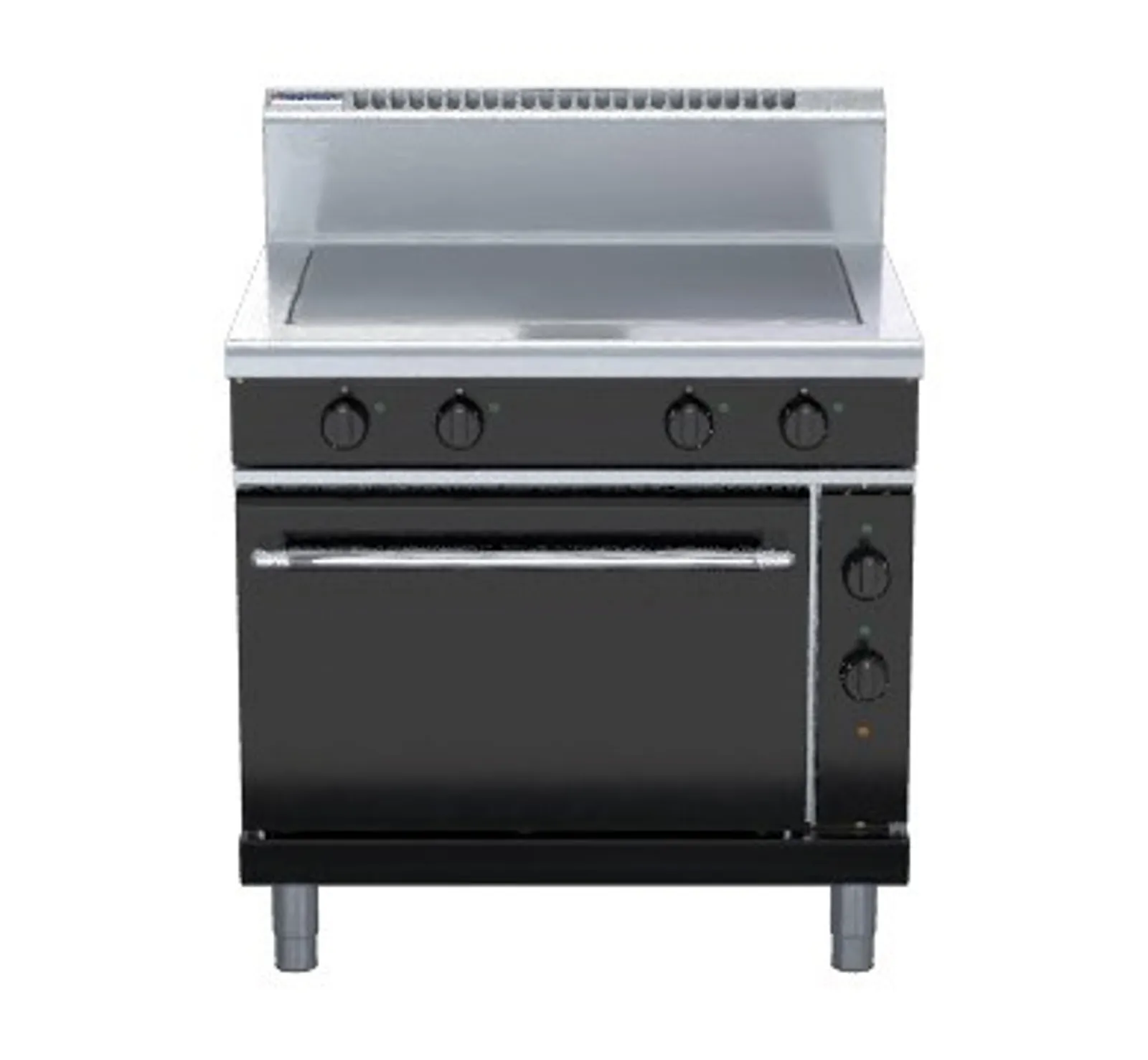 Waldorf Bold RNB8114EC - 900mm Electric Solid Top Convection Oven Range