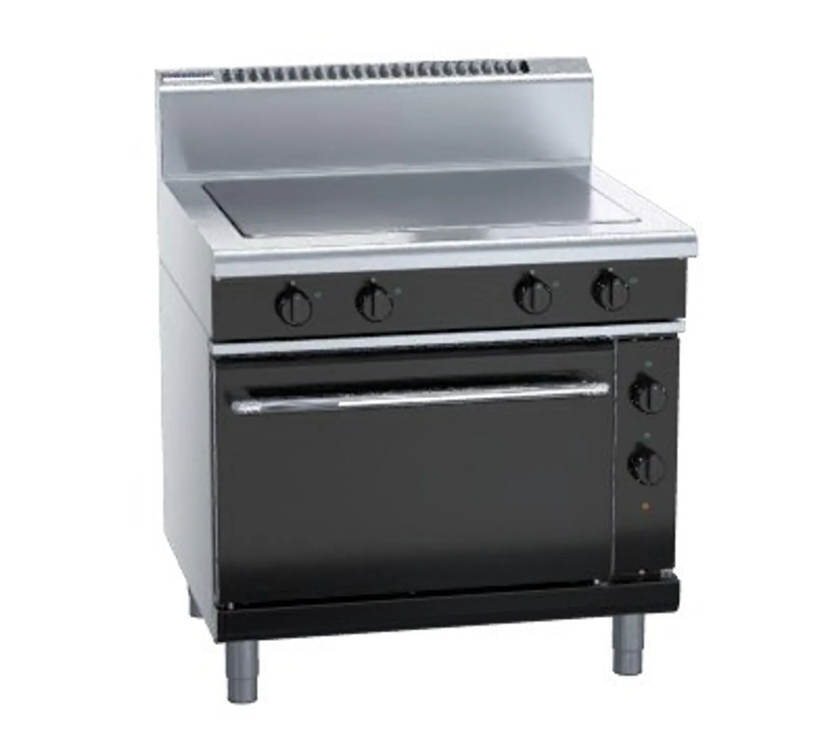 Waldorf Bold RNB8114EC - 900mm Electric Solid Top Convection Oven Range