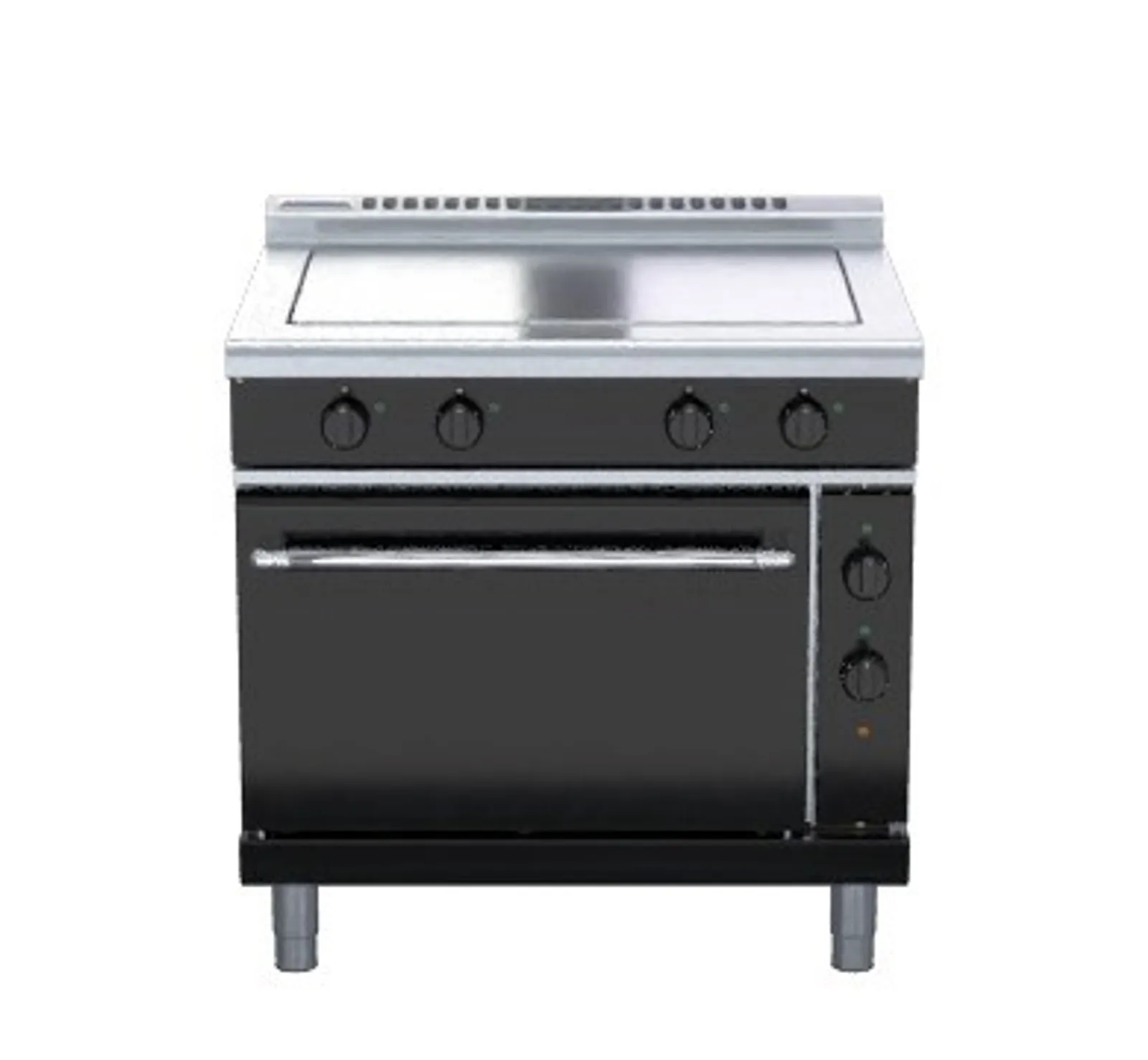 Waldorf bold RNLB8114EC - 900mm Electric Solid Top Convection Oven Range Low Back Version