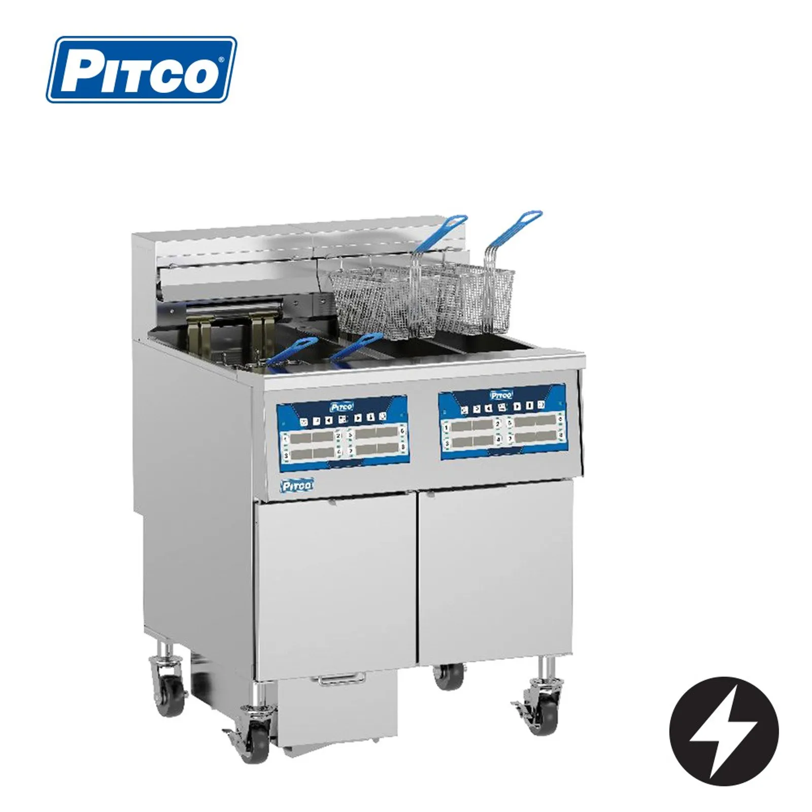Pitco EP14-FF-2/FD - Cold Zone Electric Fryer
