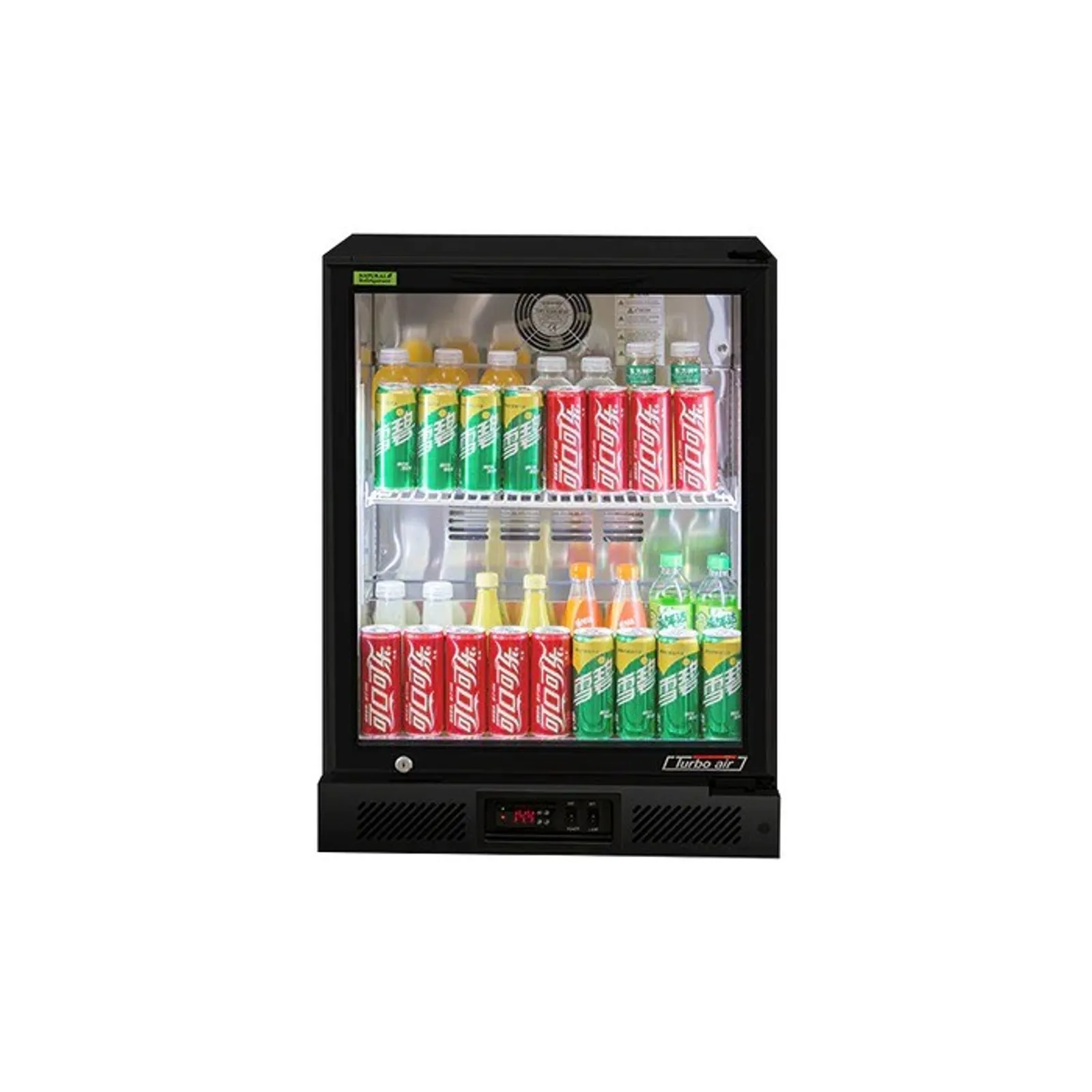 Turbo Air TB6-8H-SWBBB-N - 1 Glass Door Back Bar Fridge