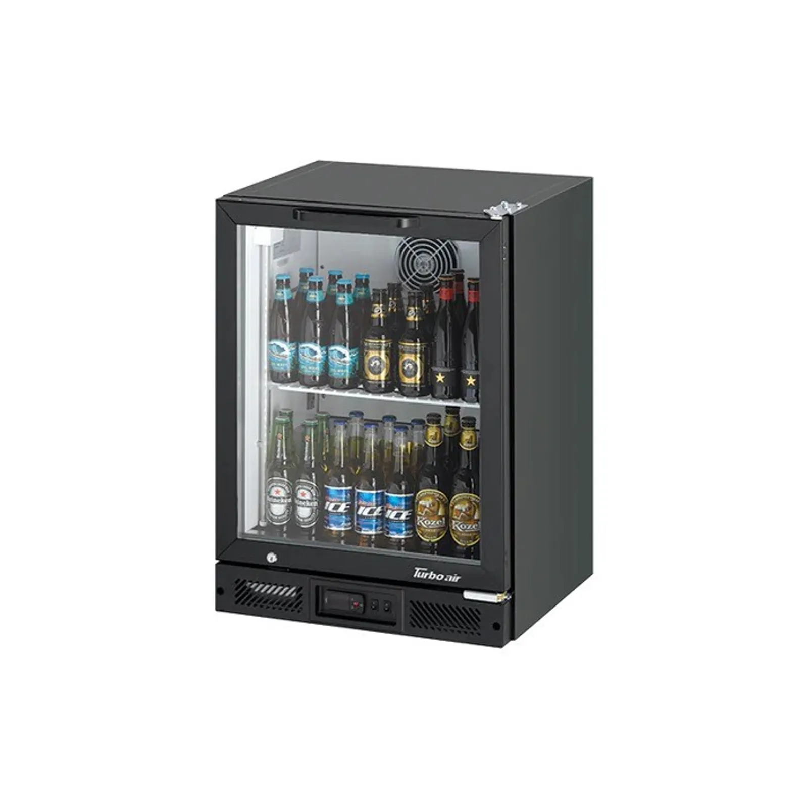 Turbo Air TB6-8H-SWBBB-N - 1 Glass Door Back Bar Fridge