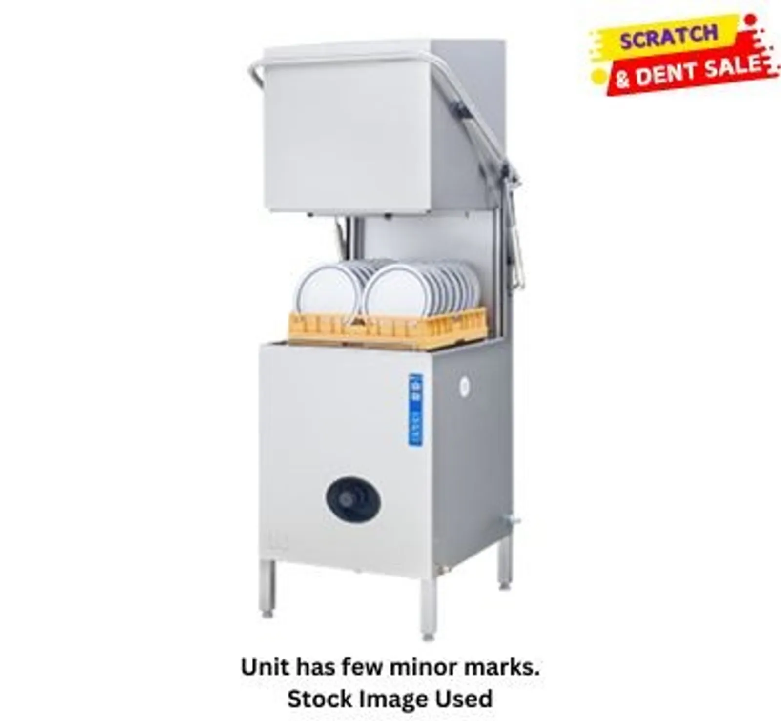 Wexiodisk WD-6 DUPLUS - Ergonomic Passthrough Dishwasher With DUPLUS Rinse Technology - Clearance