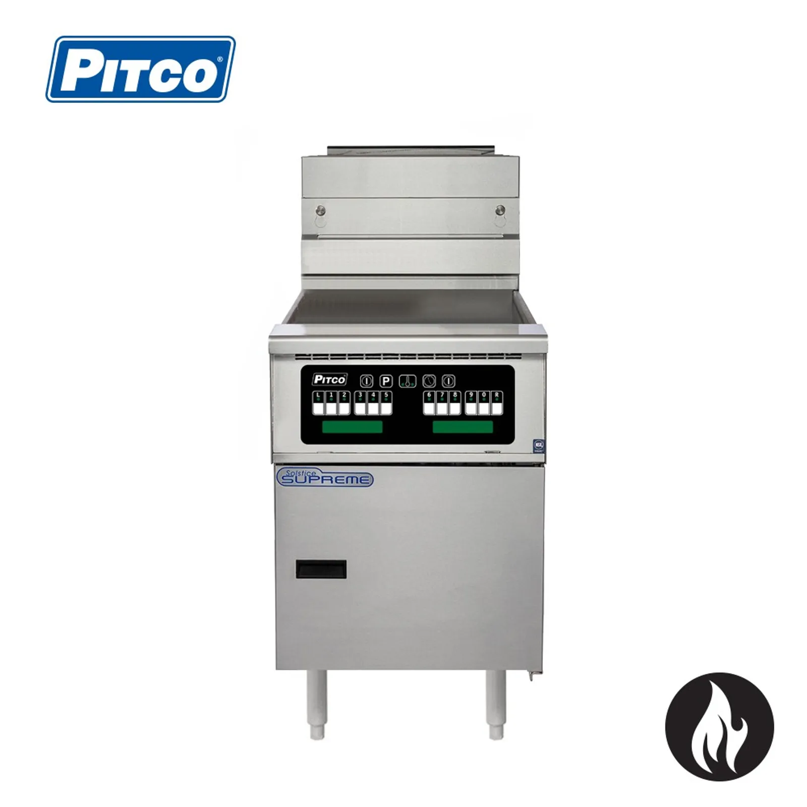 Pitco SSH75C-FR - Solstice Supreme Fryer, Gas with Computer Control & Filter Ready