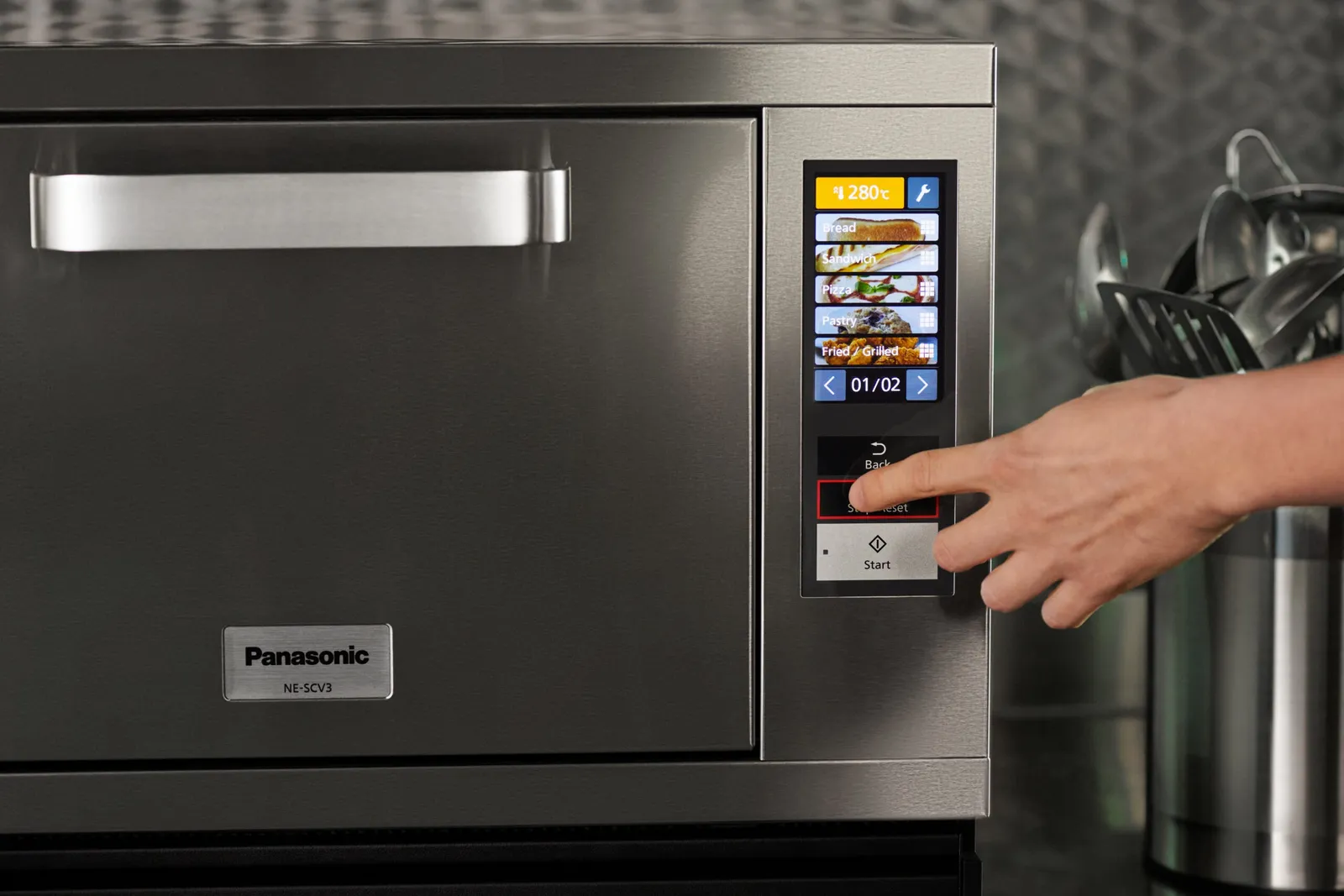 Panasonic NE-SCV3 10L Microwave Heavy Duty Fast Cook Convection Oven 1800W