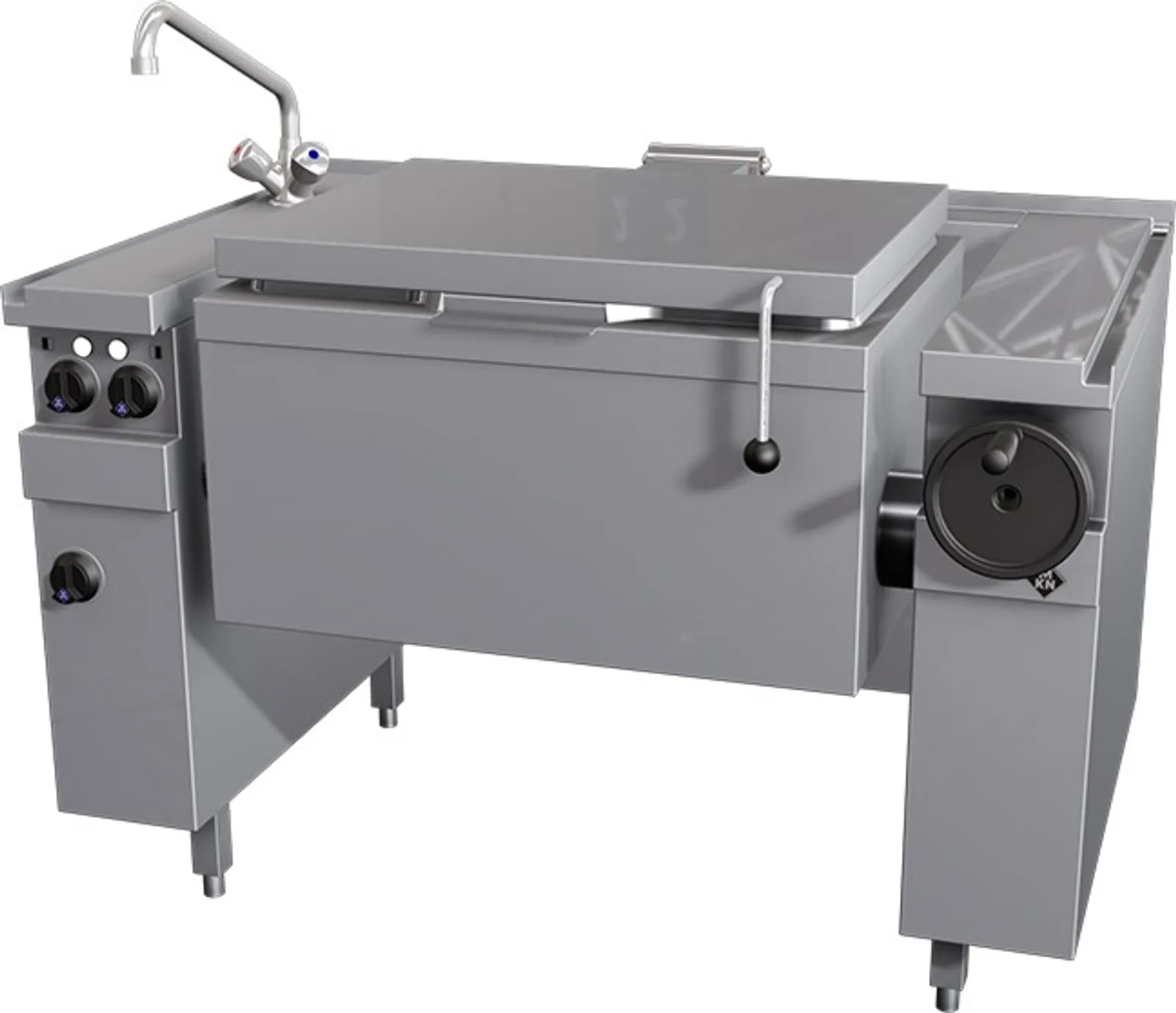 MKN 10019138 - Electric Bratt Pan 2/1 GN Manual Tilting 80L