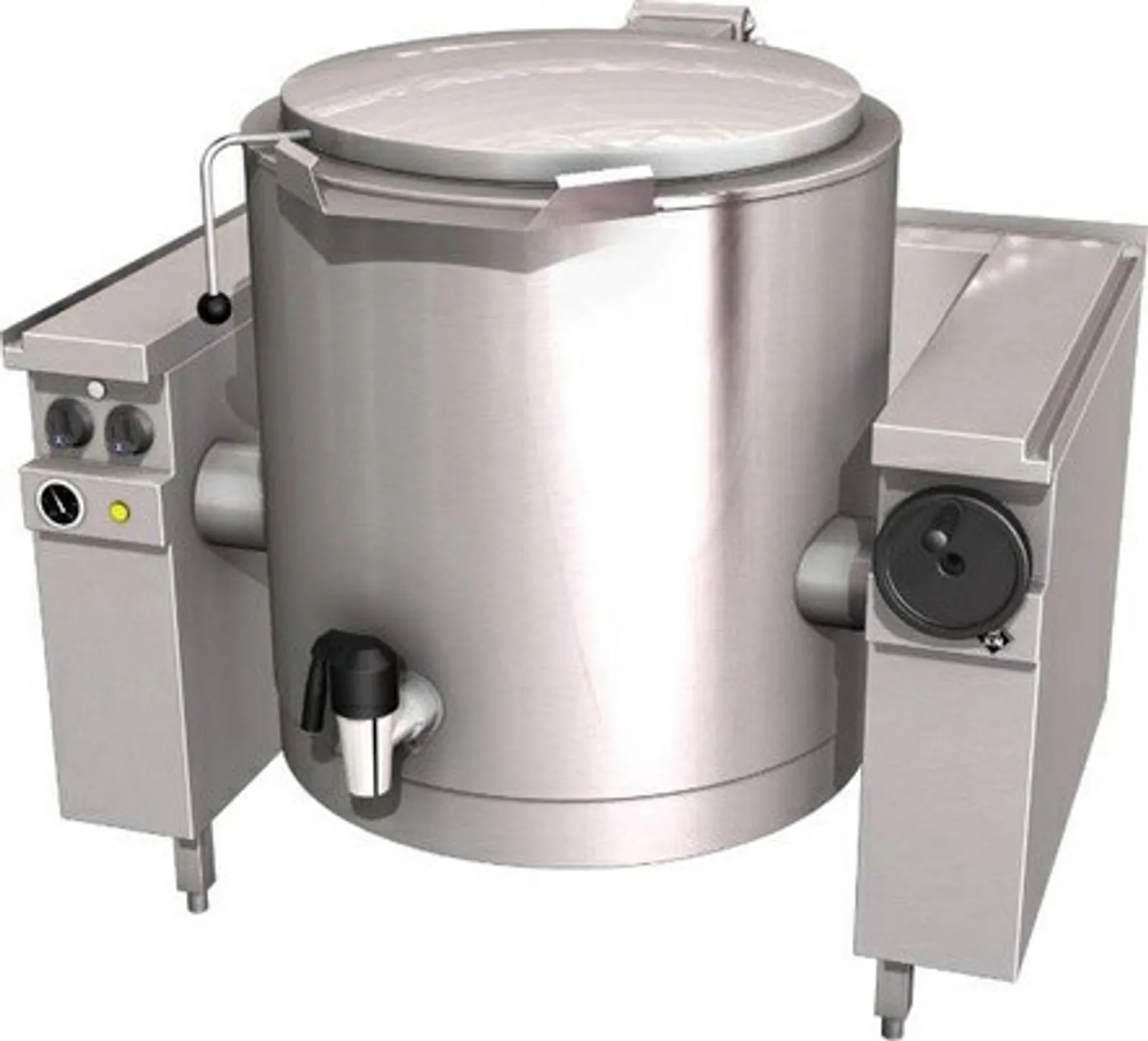 MKN 10019216 - Electric Quick Boiling Kettle 200L Manual Tilting Vapro