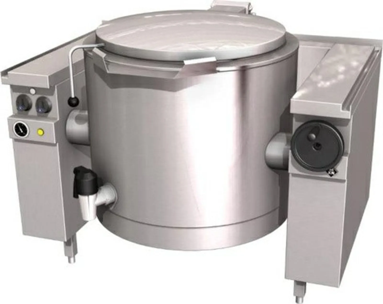 MKN 10019213 - Electric Quick Boiling Kettle 150L Manual Tilting Vapro (2)