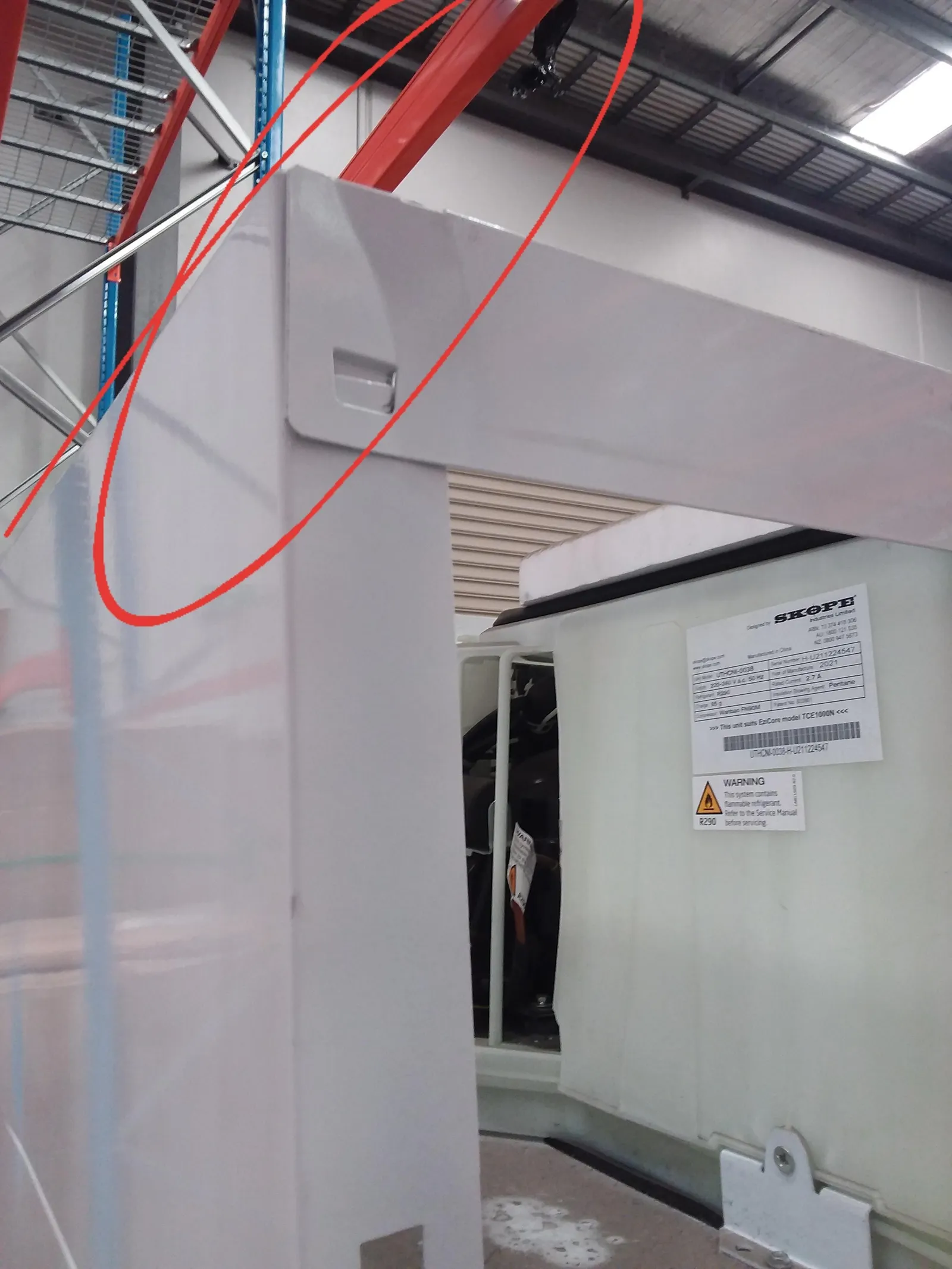 SKOPE TCE1000N EziCore 2 Door Upright Display Fridge - Clearance