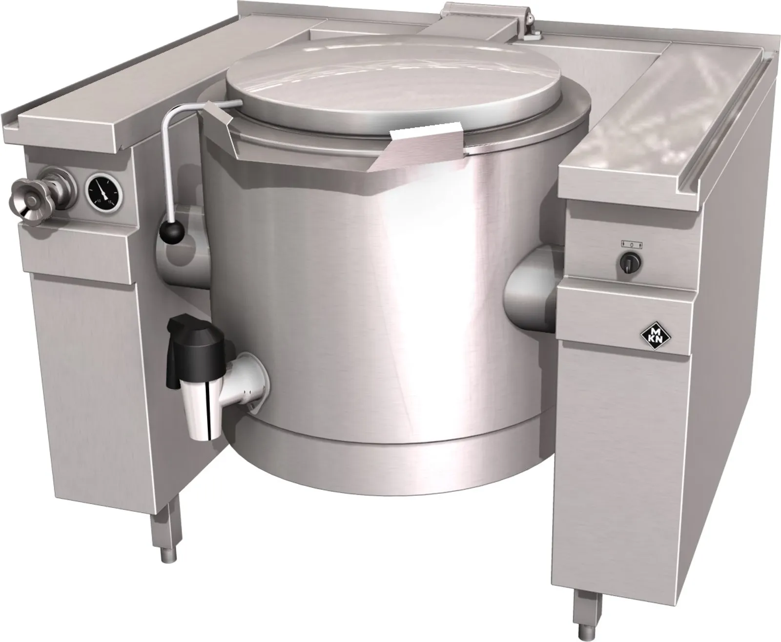 MKN 10019200 - Steam Quick Boiling Kettle 60L Motorised Tilting