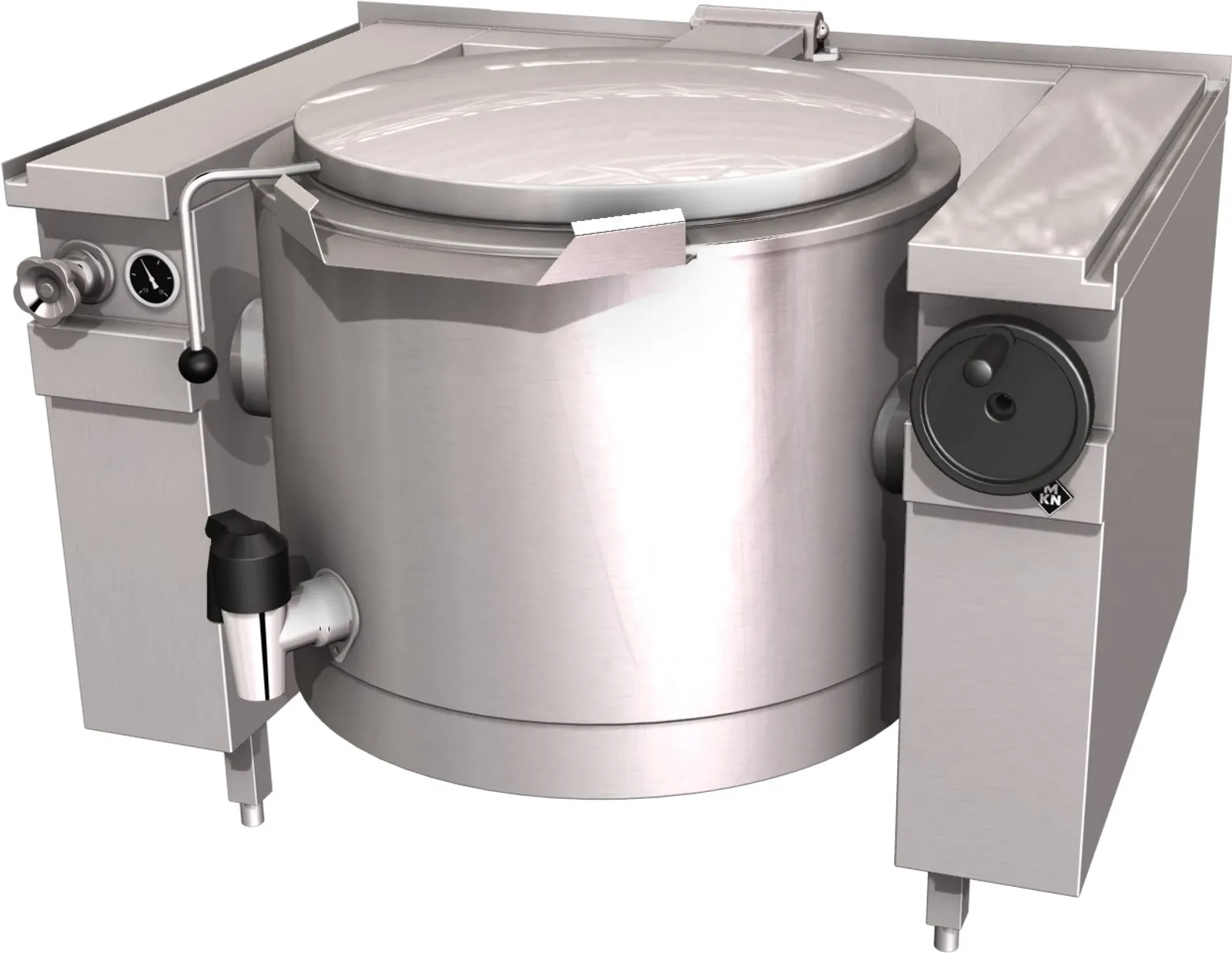 MKN 10019201 - Steam Quick Boiling Kettle 100L Manual Tilting