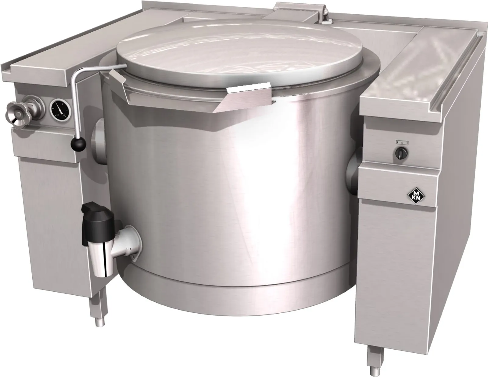 MKN 10019202 - Steam Quick Boiling Kettle 100L Motorised Tilting