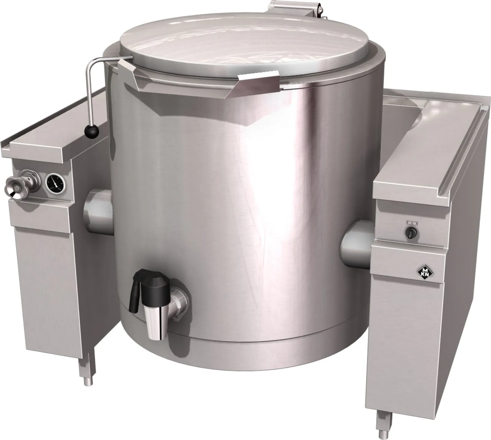 MKN 10019206 - Steam Quick Boiling Kettle 200L Motorised Tilting