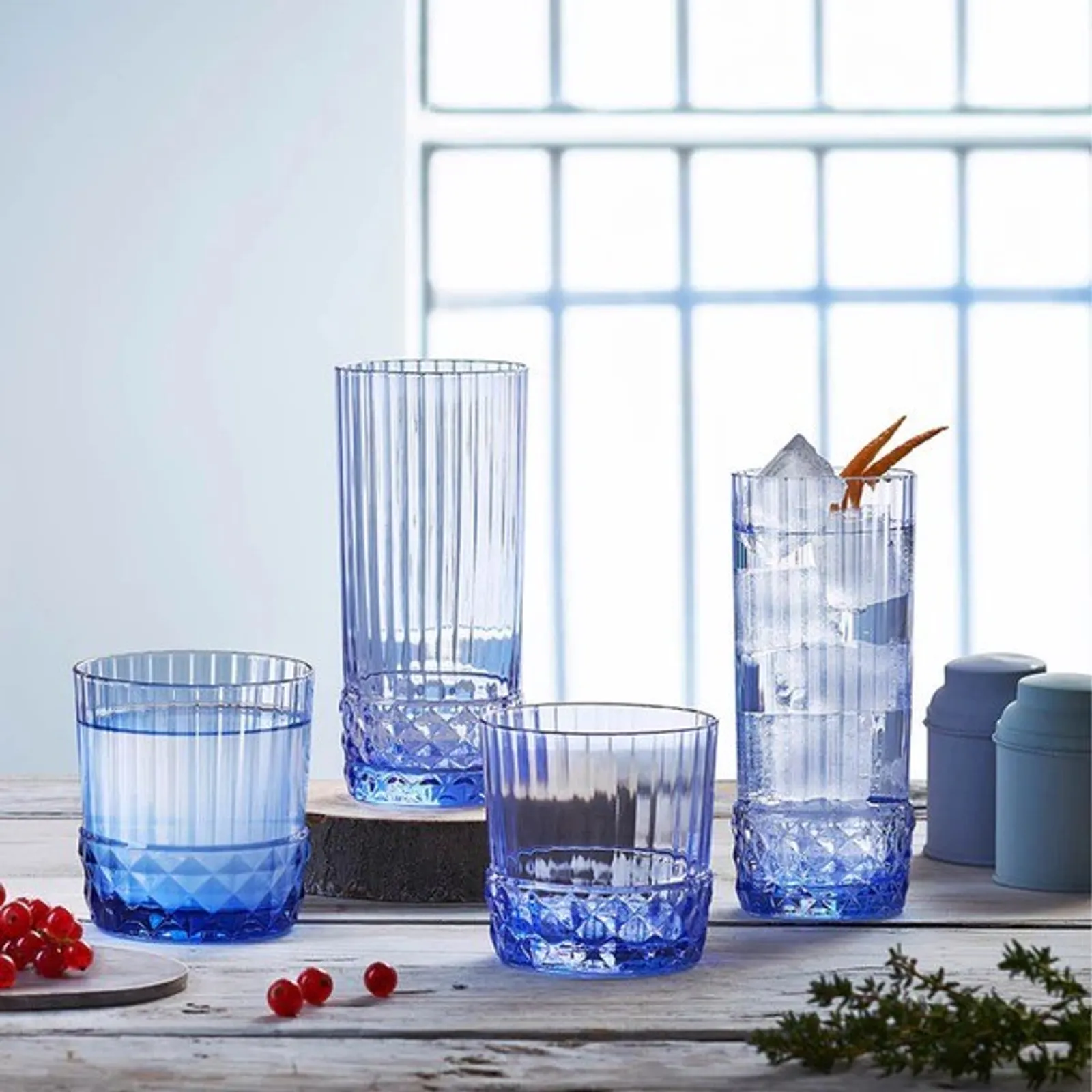 Bormioli Rocco - America '20s Sapphire Blue Highball 490ml