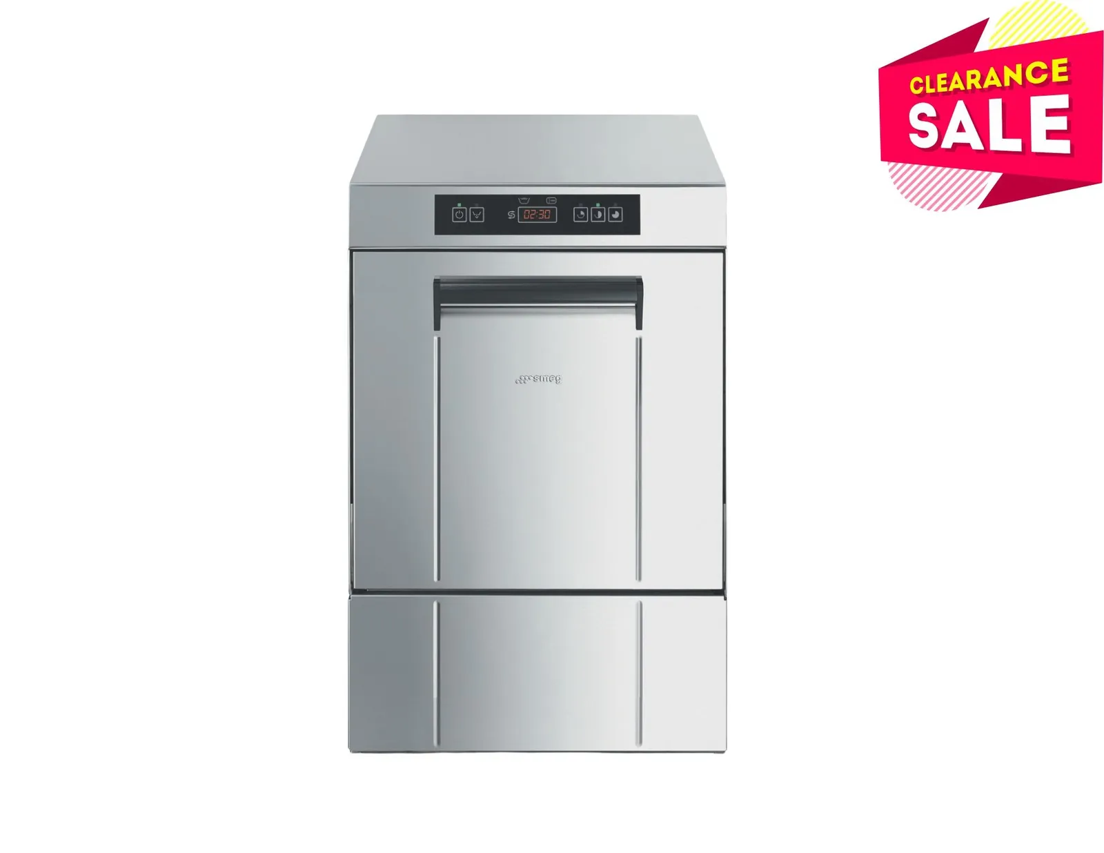 Smeg Professional UG405DMAUS - Ecoline Underbench Glasswasher 400mm, 15A - Clearance