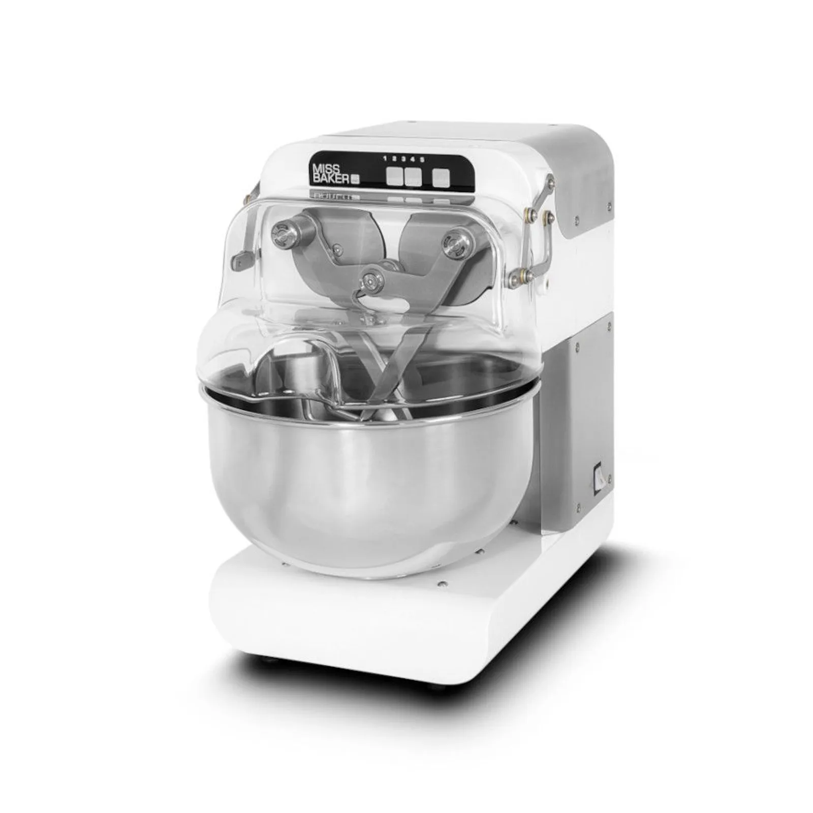 Bernardi MS0323059 - My Miss Baker Pro Double Arm Dough Mixer White | 5 Speed | 10 Litre Capacity