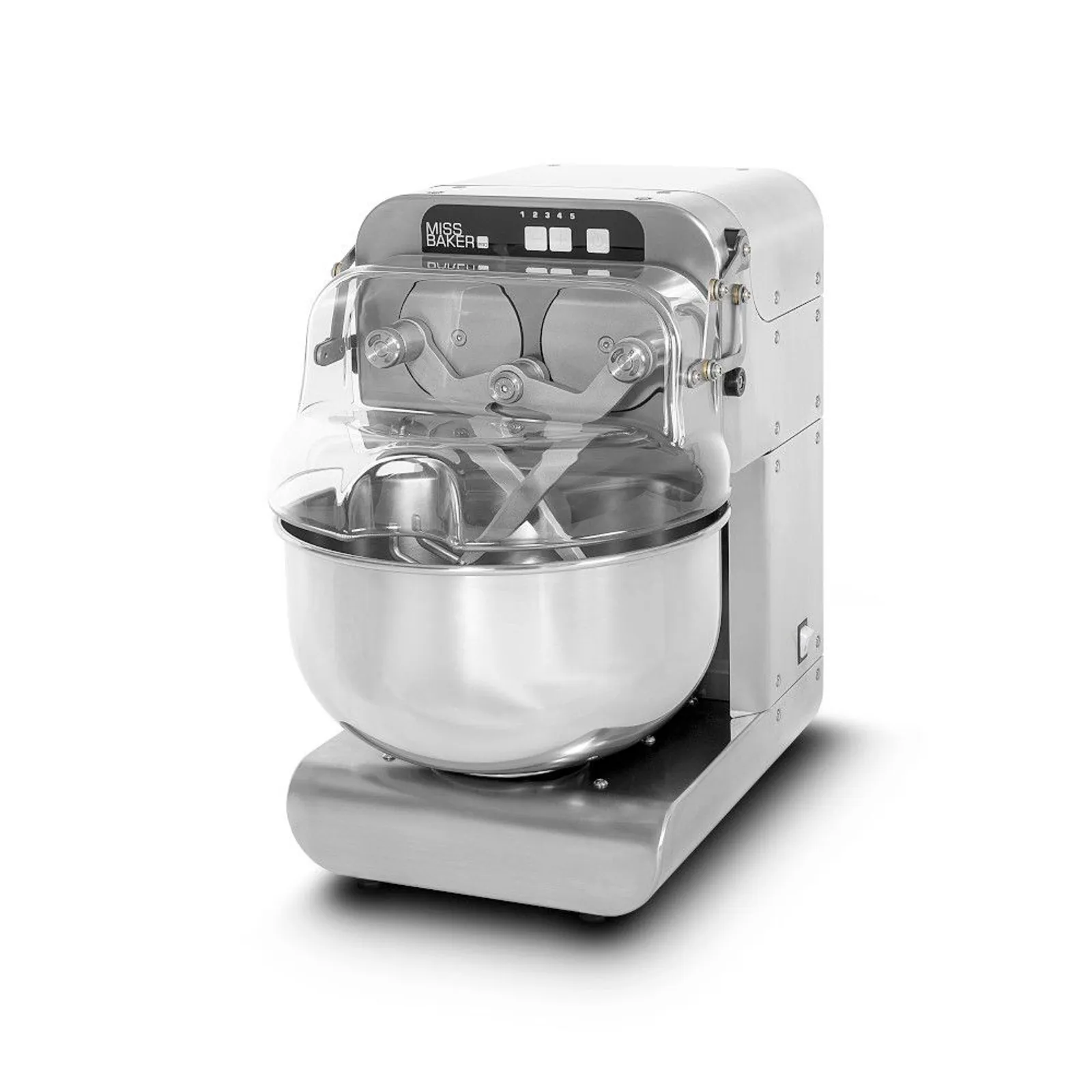 Bernardi MS0323059I - My Miss Baker Pro Double Arm Dough Mixer Stainless Steel | 5 Speed | 10 Litre Capacity